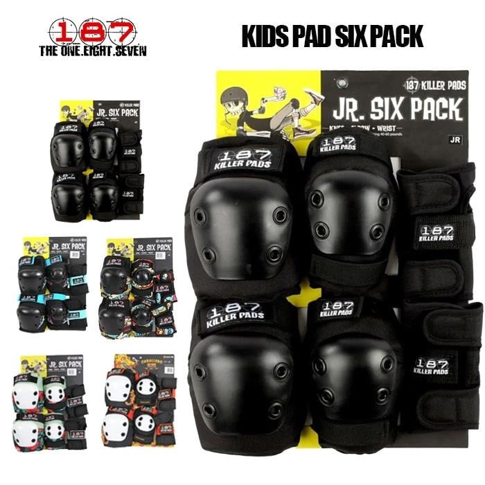 キッズ プロテクター 187 KILLER PADS JUNIOR SIX PACK スケボー