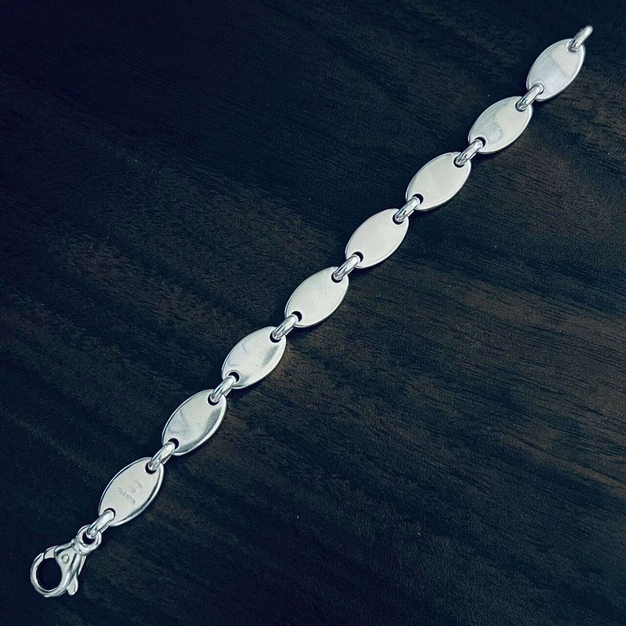 OLD TIFFANY & CO. Pebble Link Bracelet Sterling Silver | オールド