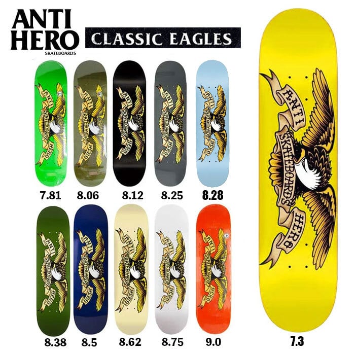 ANTIHERO スケボー デッキ アンチヒーロー CLASSIC EAGLE クラシック