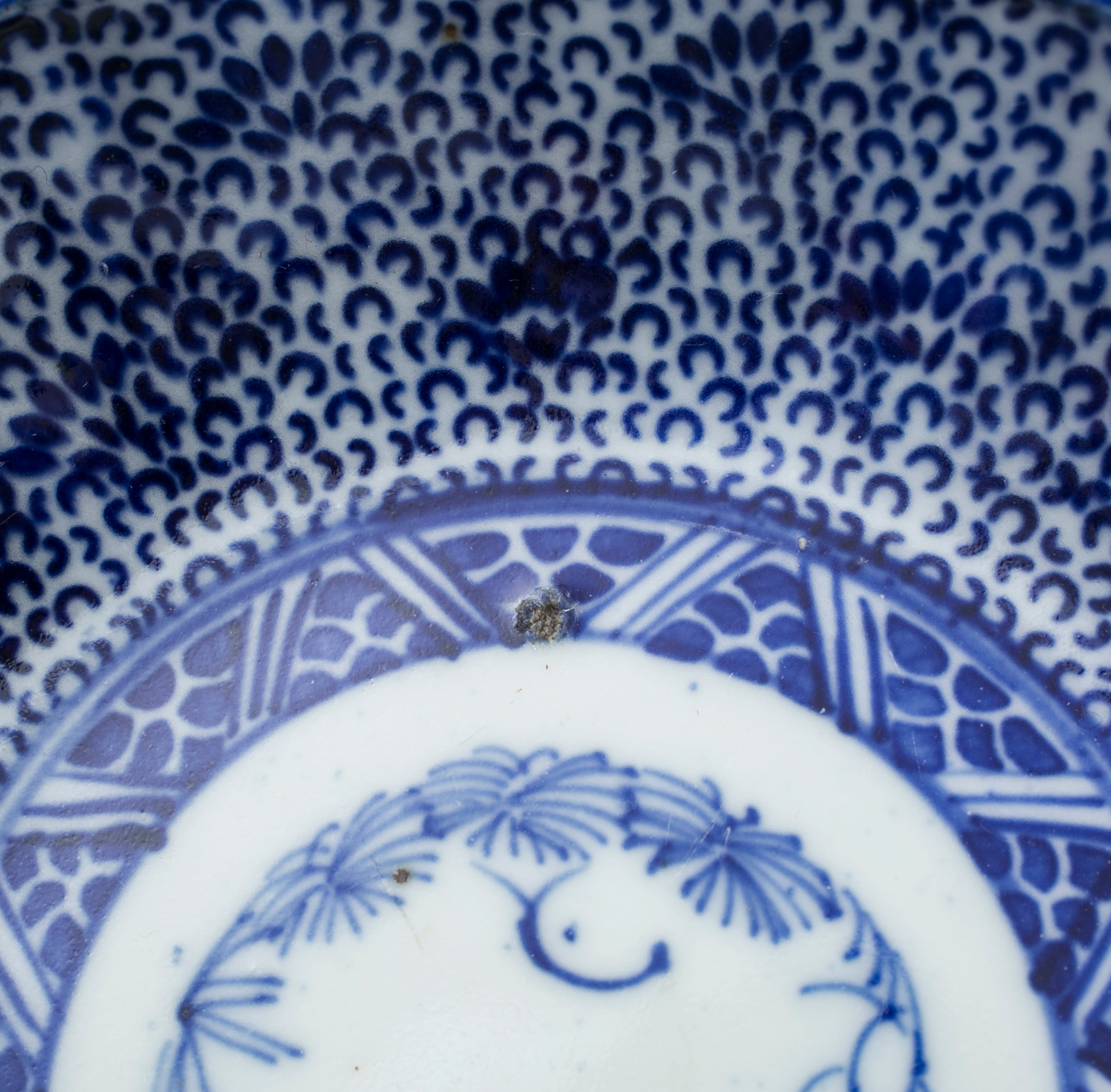 微塵唐草 松竹梅 膾皿 明治 型紙印判 紙摺 日常使い 暮らしの骨董 生活