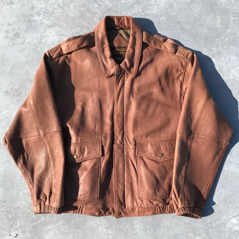 80's 90's EDDIE BAUER エディーバウアー ラムレザージャケット