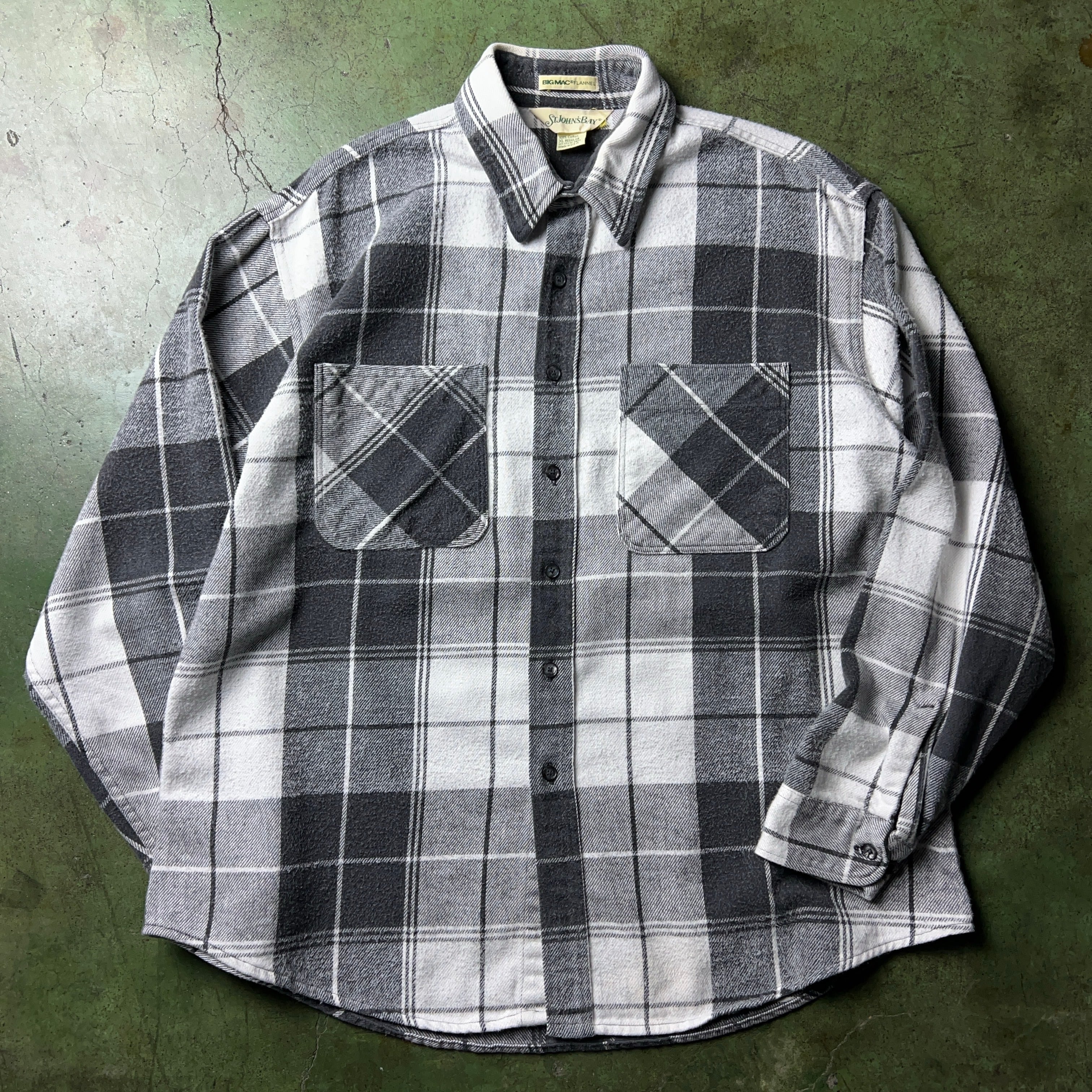 80's~90's BIG MAC × STJOHN'SBAY Heavy Flannel Shirt 90年代 80年代