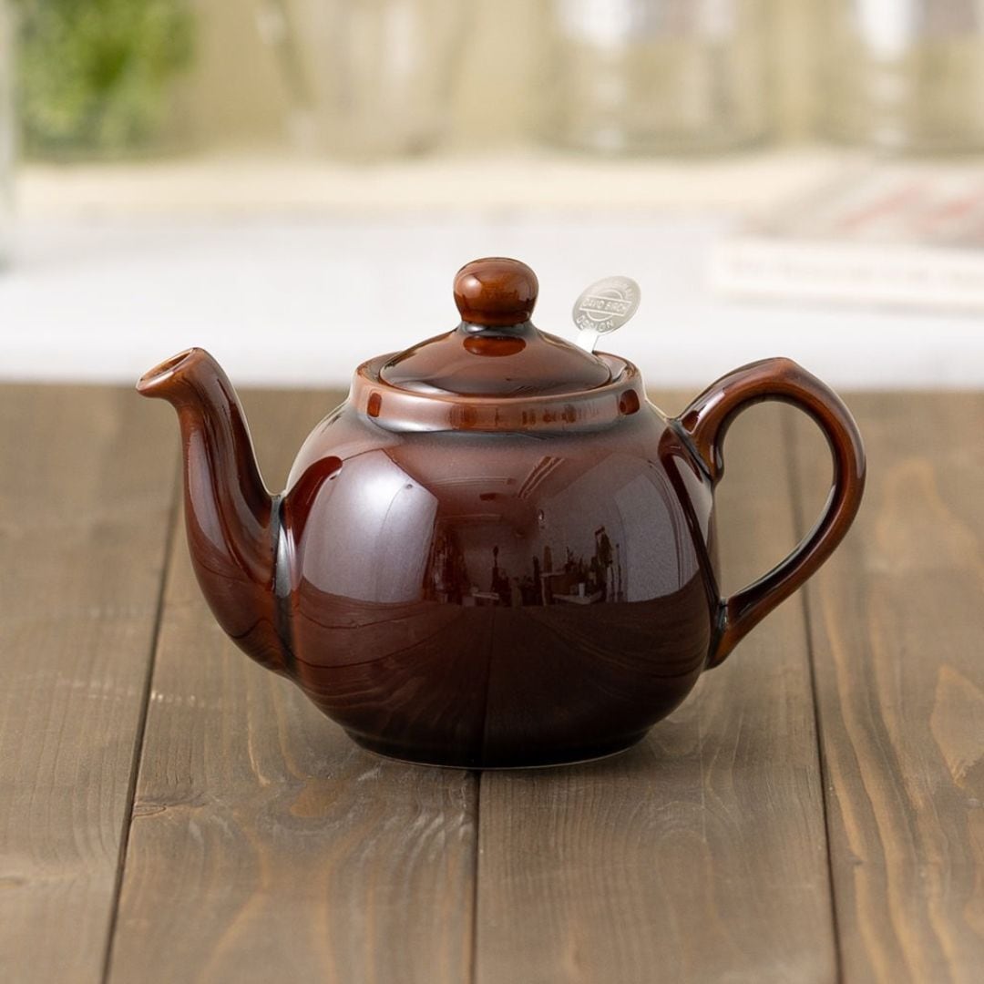 ティーポット 2カップ 600ml ロッキンガムブラウン | London Pottery