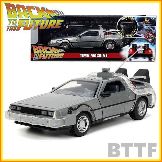 バックトゥザフューチャー】パート1/デロリアン/ダイキャスト/ミニカー