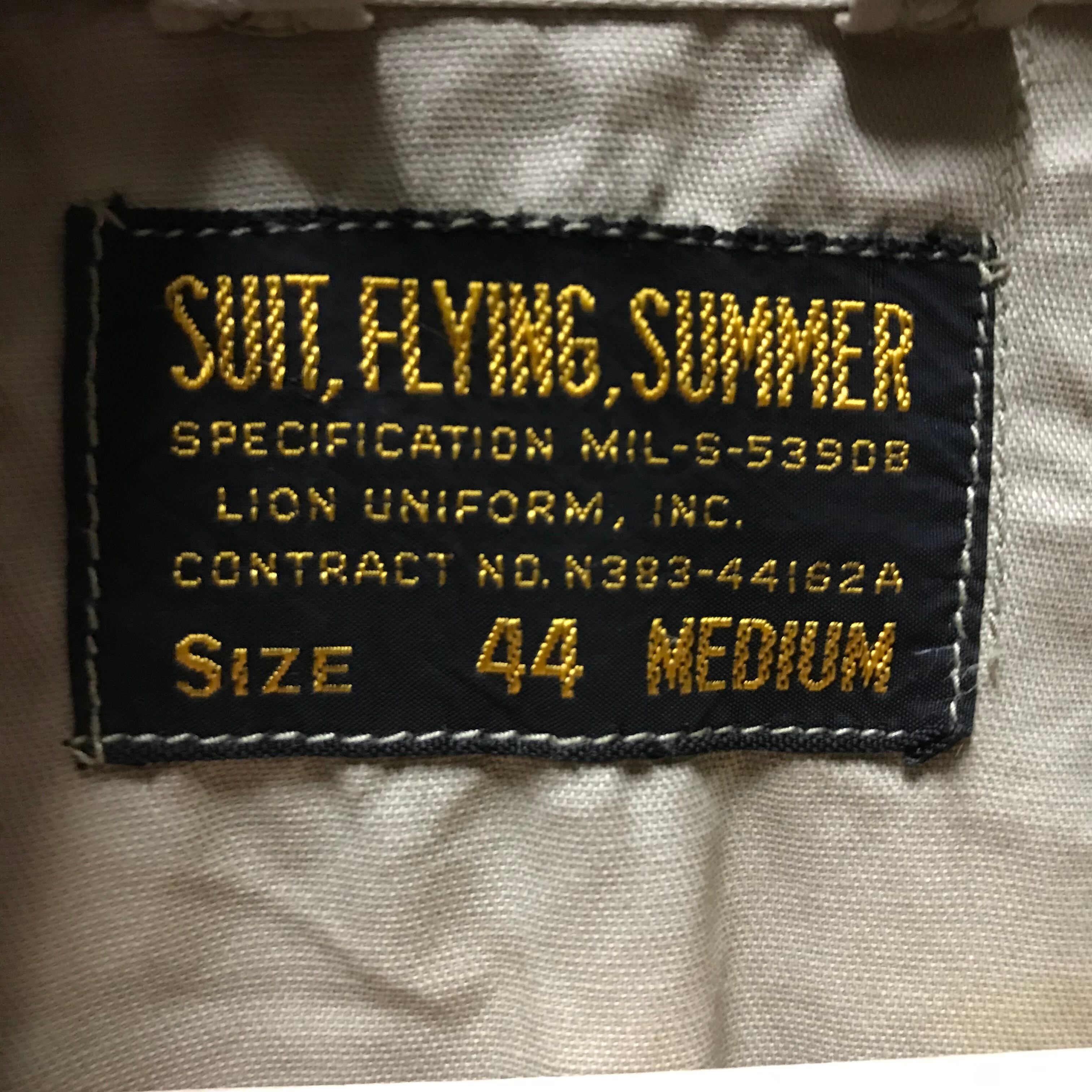 良品 40s USAF 陸軍航空隊 米軍実物 M-668 サマー フライトスーツ