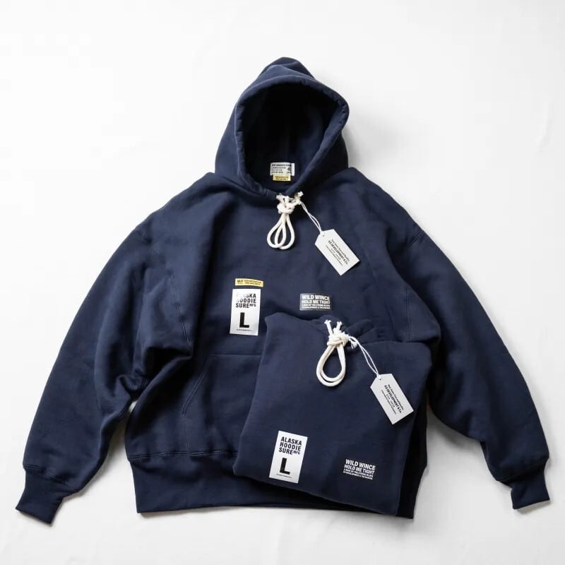 XX DEVELOPMENT SURE'S ALASKA HOODIE 25 SINGLE FACE BLACK&NASVY