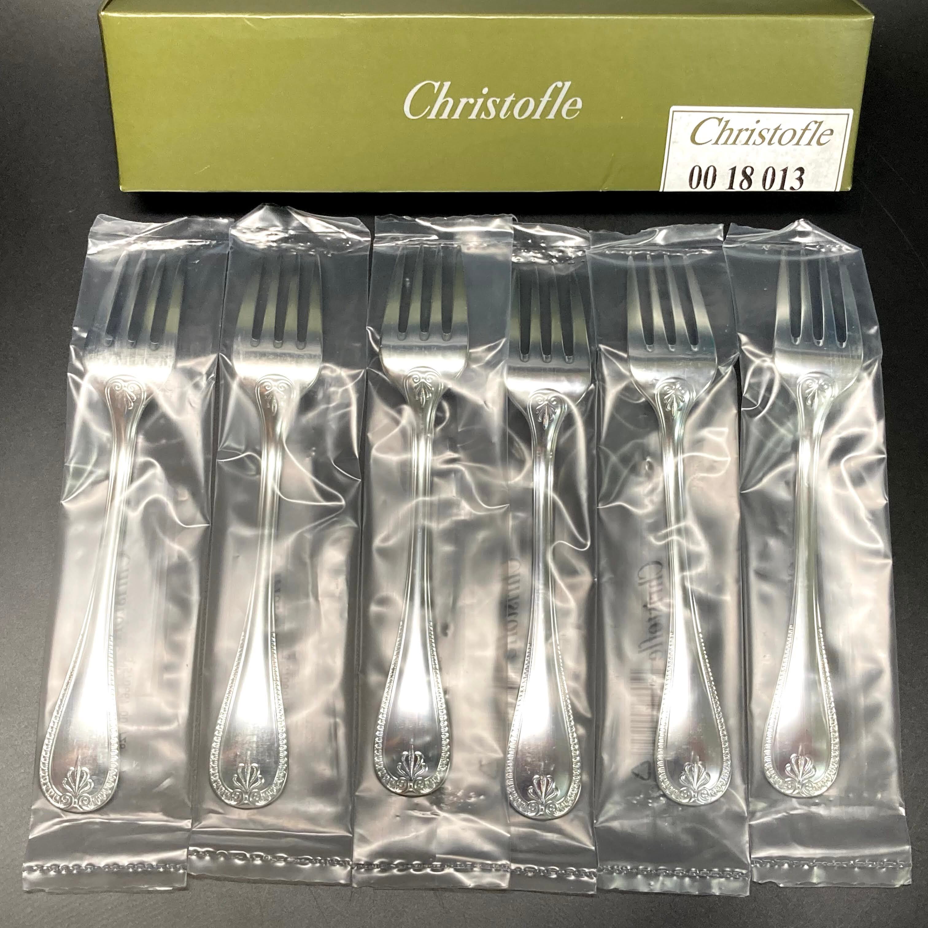 新品】未使用 Christofle クリストフル マルメゾン サラダフォーク