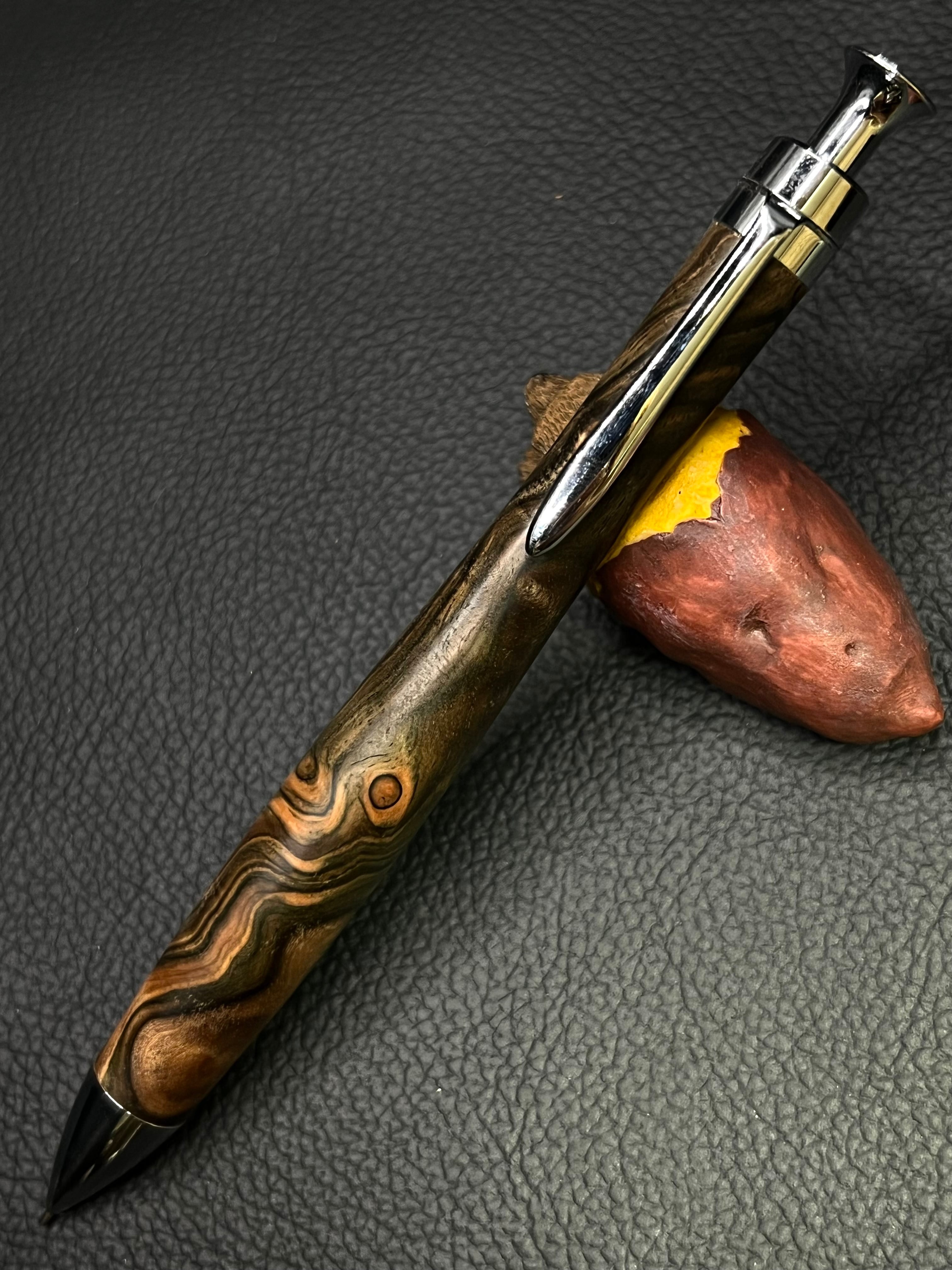 20 黒檀瘤 特上杢 | こぶた工房