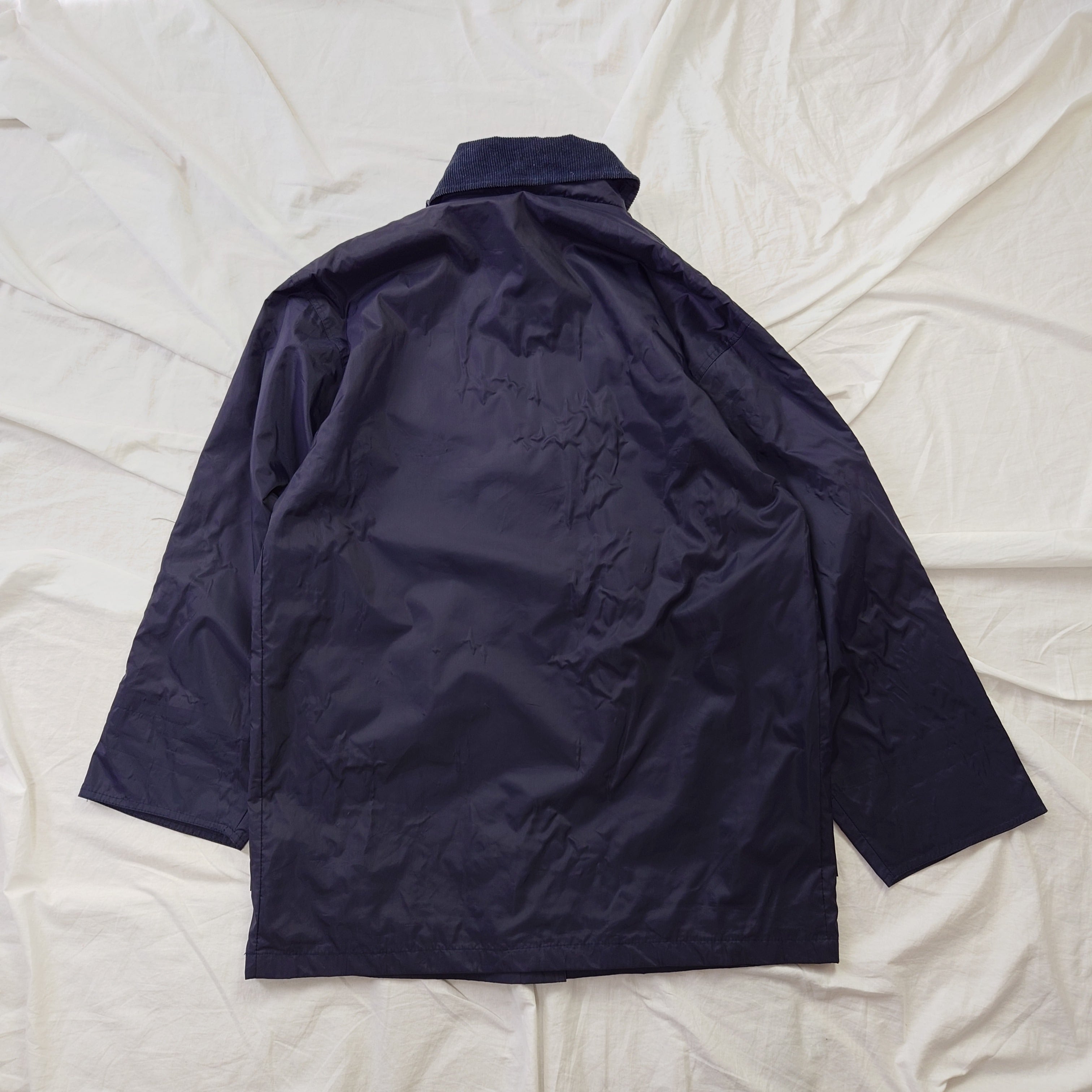 雰囲気抜群】ファイヤーマンジャケット コート ネイビー コーデュロイ