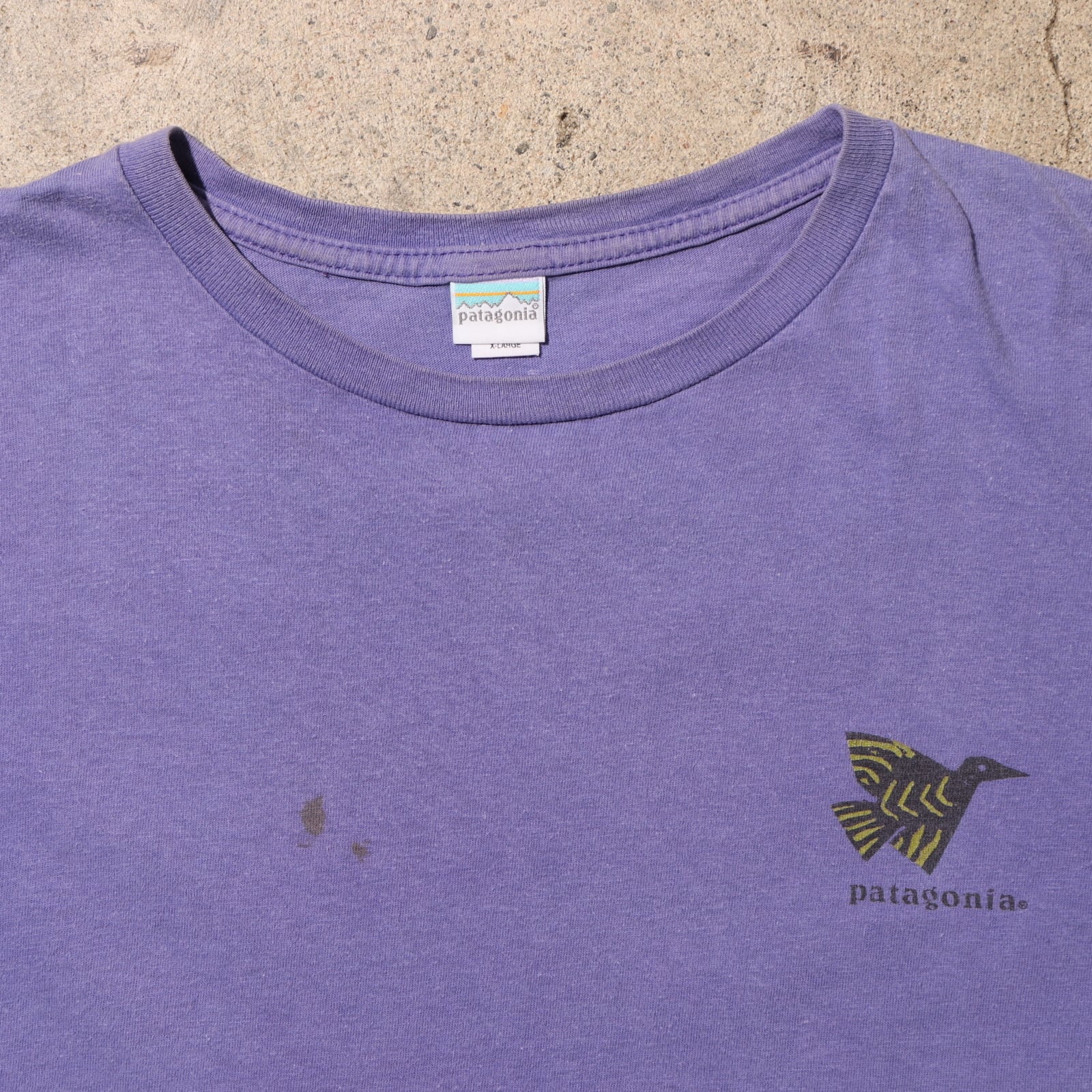 XL patagonia 90s パタゴニア Tシャツ 紫 パープル 米国製 | エンカウント