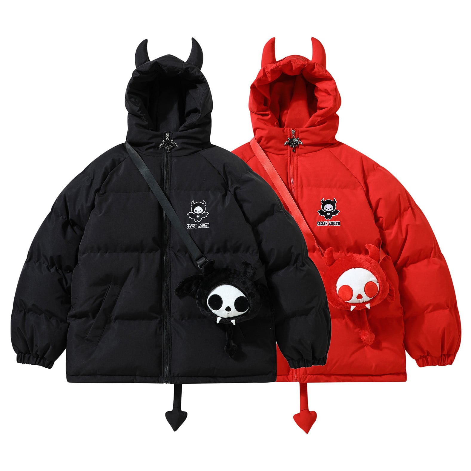 暖かさUP】悪魔のしっぽ 中綿ジャケット T547 | wshot