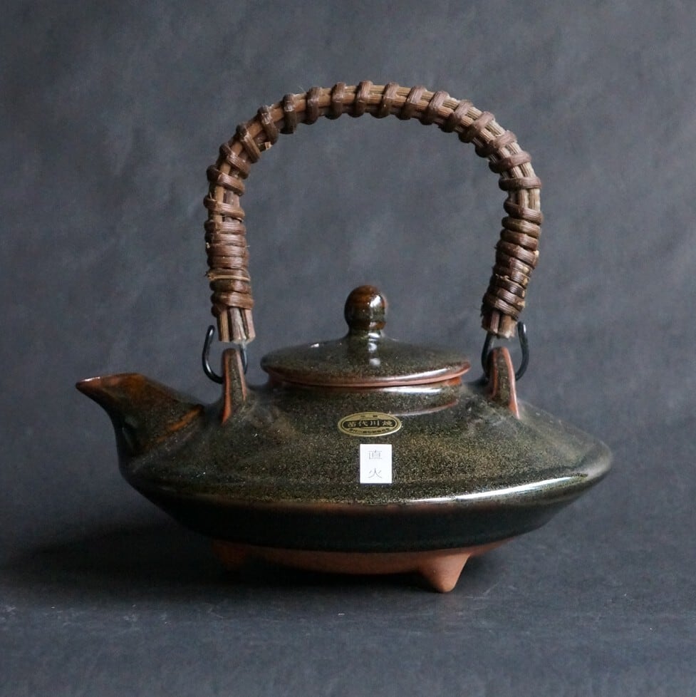 直火黒二合茶家 Black Pot for shochu | arakitoyo