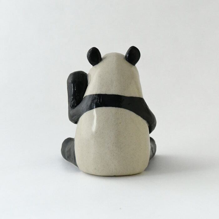 ま工房 片手 招き熊猫 パンダ 1個売り 置物 かわいい | みのさらら