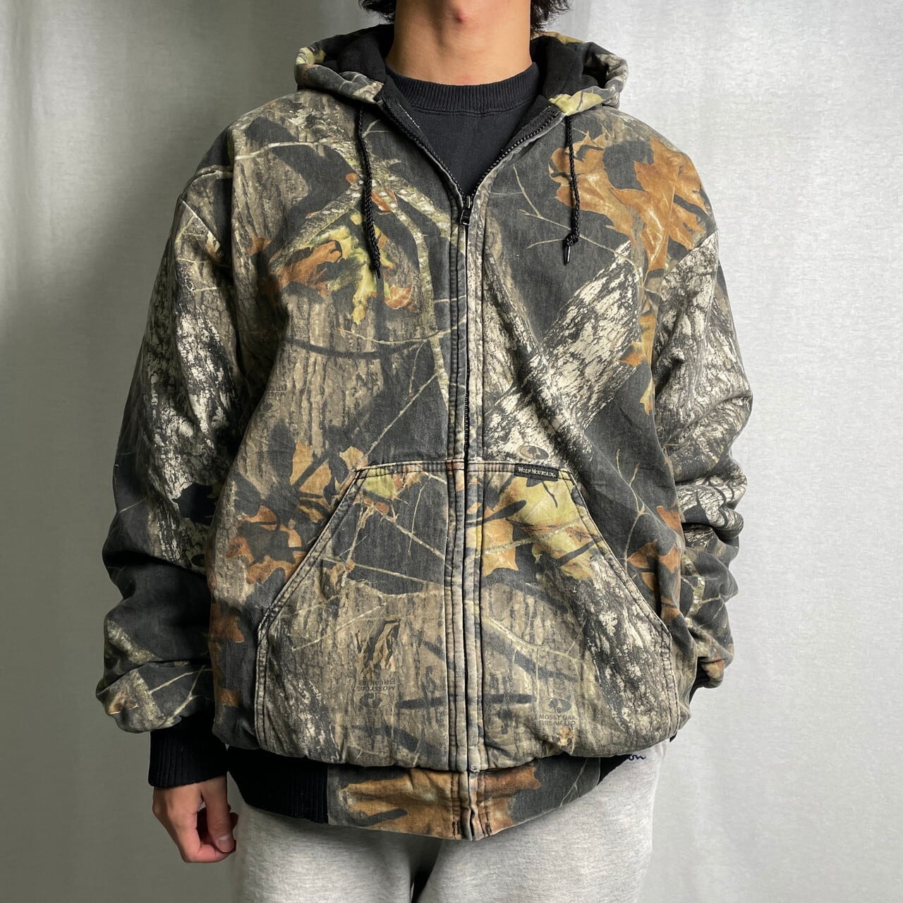 WOLF MOUNTAIN リアルツリーカモ ワークジャケット アクティブ