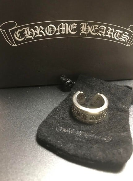 CHROME HEARTS クロムハーツ Scroll Label Ring 指輪 スクロールラベル