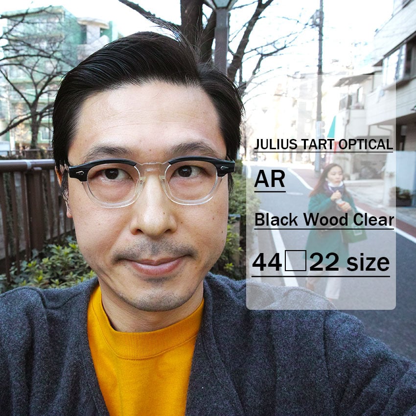 JULIUS TART OPTICAL タート / AR / ブリッジ :22mm / BLACK WOOD