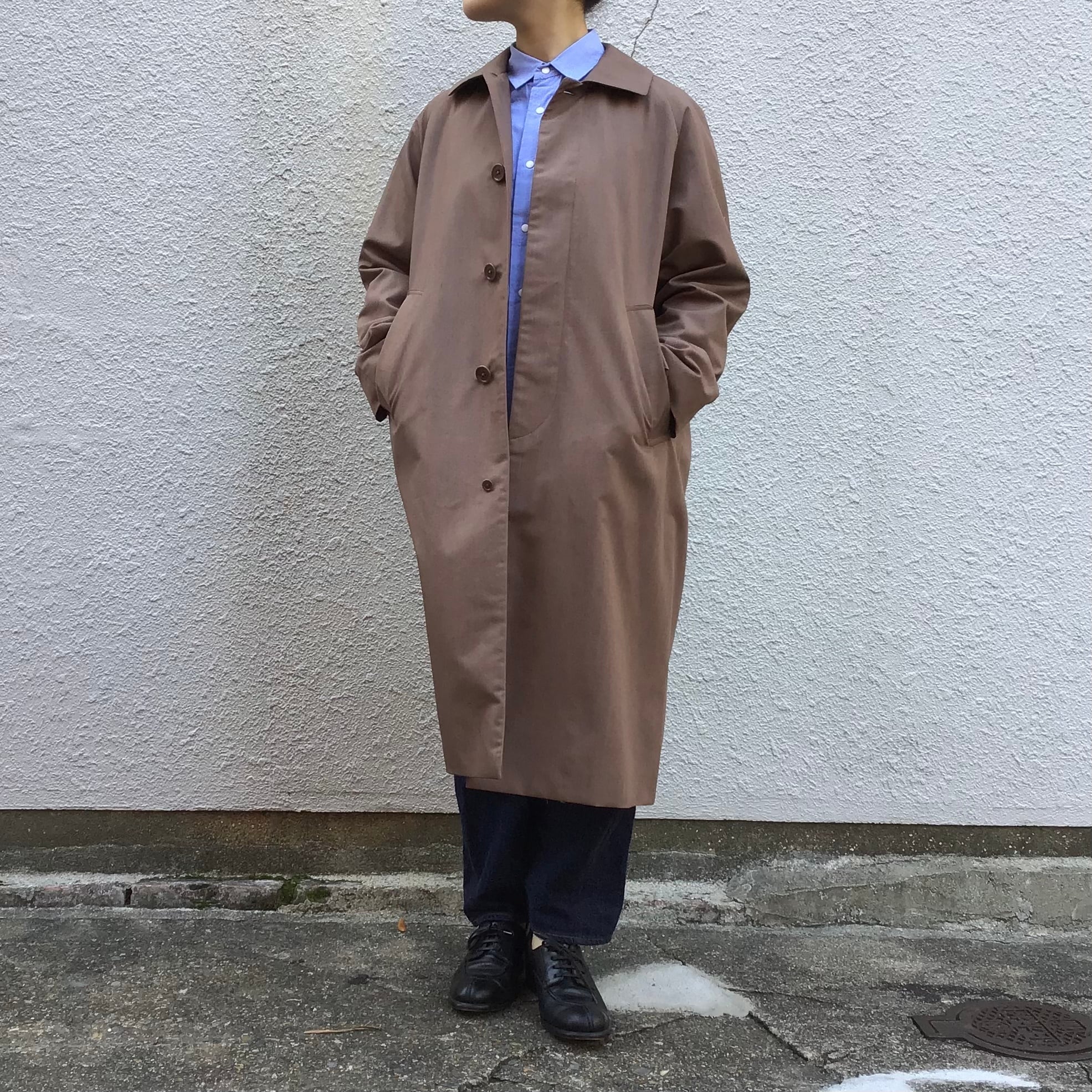 YAECA /ヤエカ ステンカラーコート スタンダード brown レディース