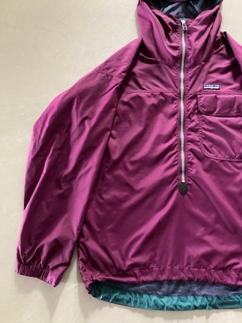 XS：90s patagonia パタゴニア ナイロン アノラック パープル
