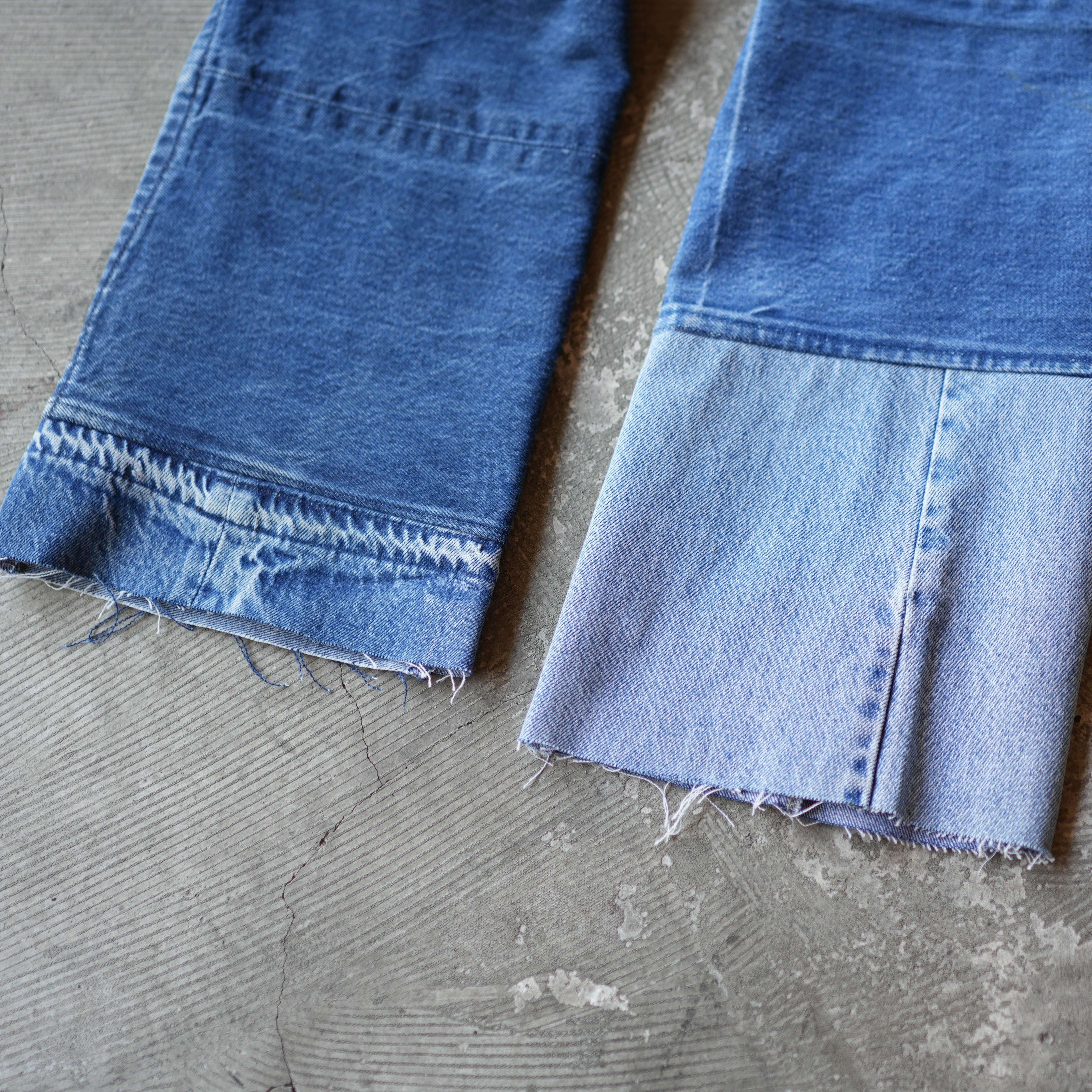 Levi's リメイク パッチワークフレアデニム パンツD「POTIONY