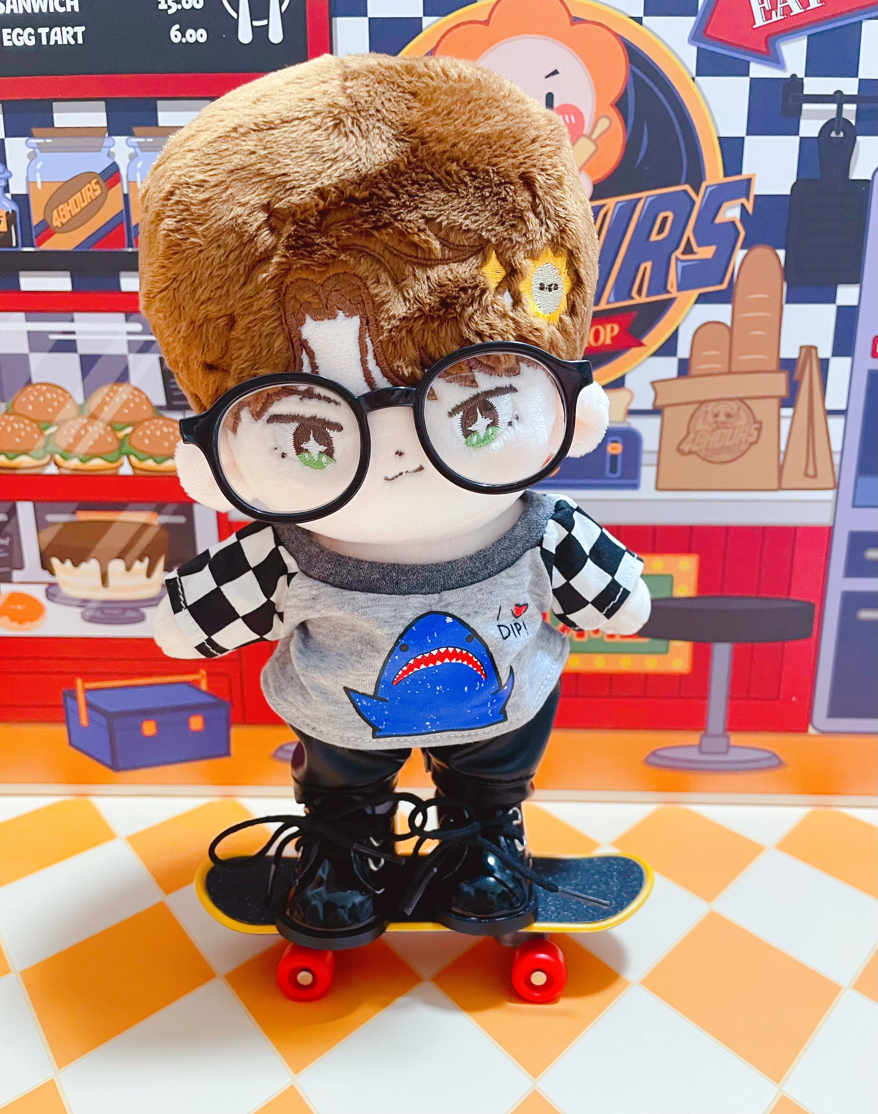 15cm20cmぬいぐるみ用 スケートボード 指スケ | miomiodoll ※ 着せ替え