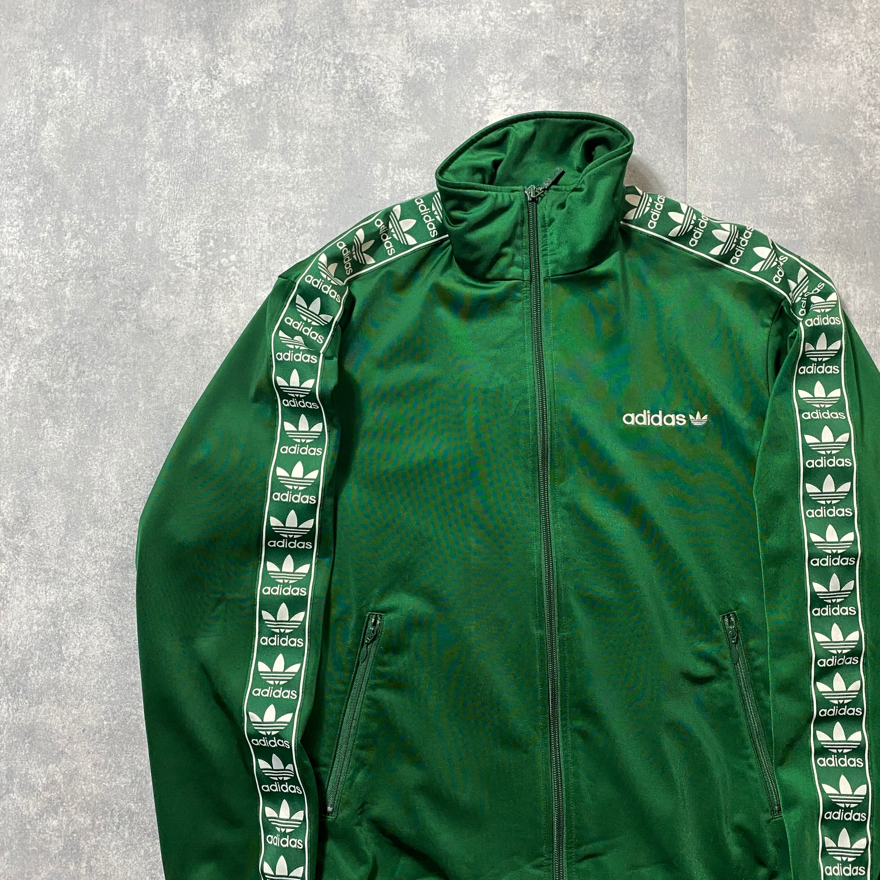 adidas アディダス トレフォイル 刺繍ロゴ サイドロゴテープ ジャージ