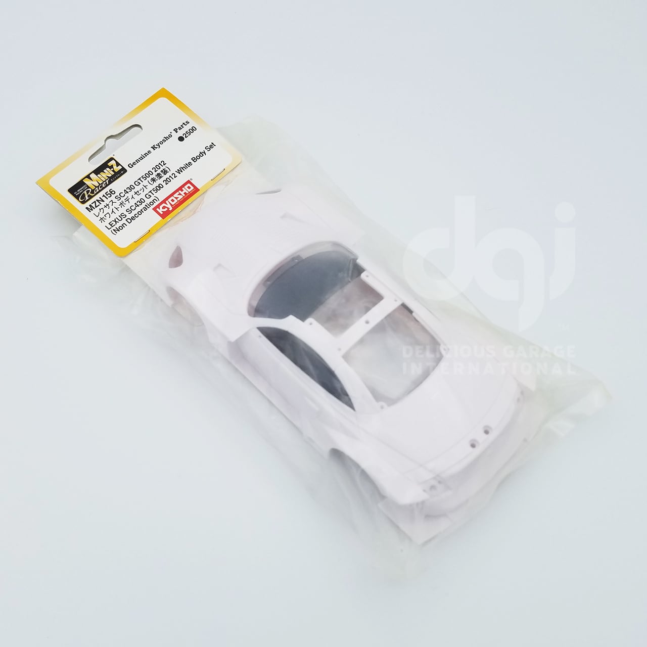 京商 Mini-z レクサス SC430 GT500 2012 ホワイトボディセット(未塗装