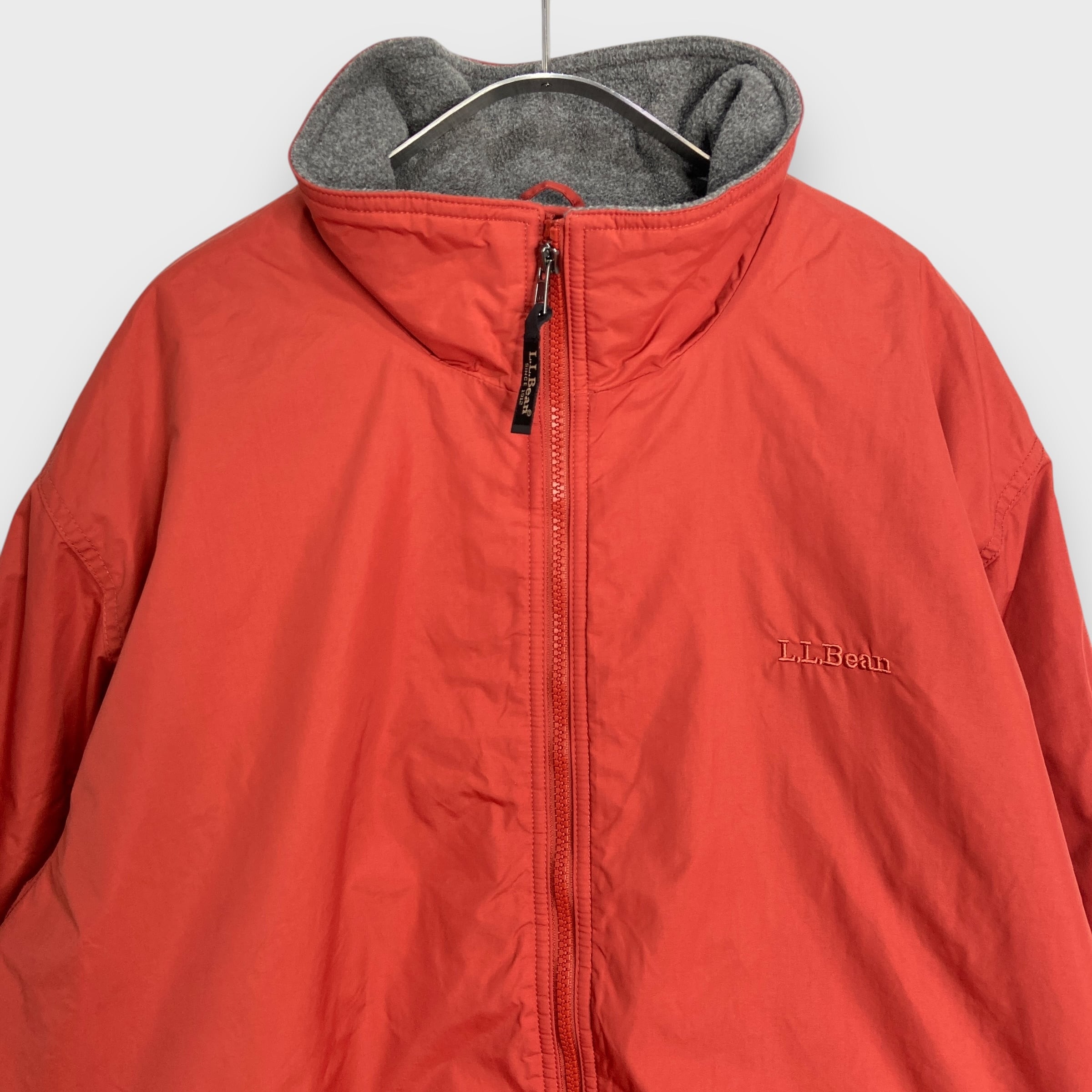 90s エルエルビーン ウォームアップジャケット ナイロン オレンジ XL