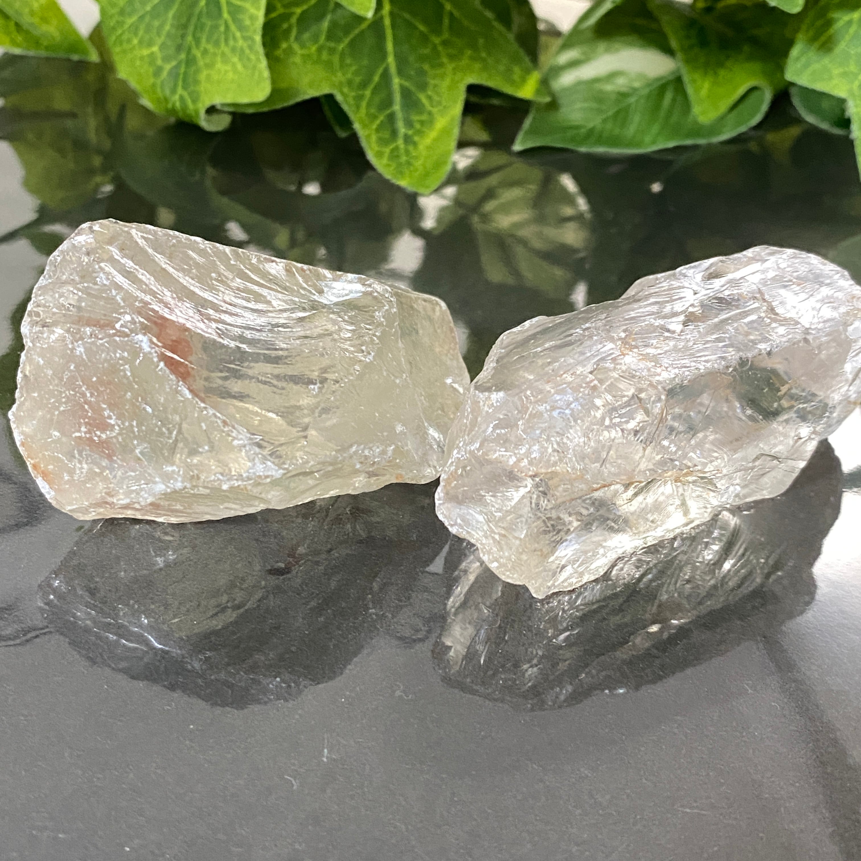 原石2個セット】天然水晶☆ロッククリスタル☆076天然石パワーストーン