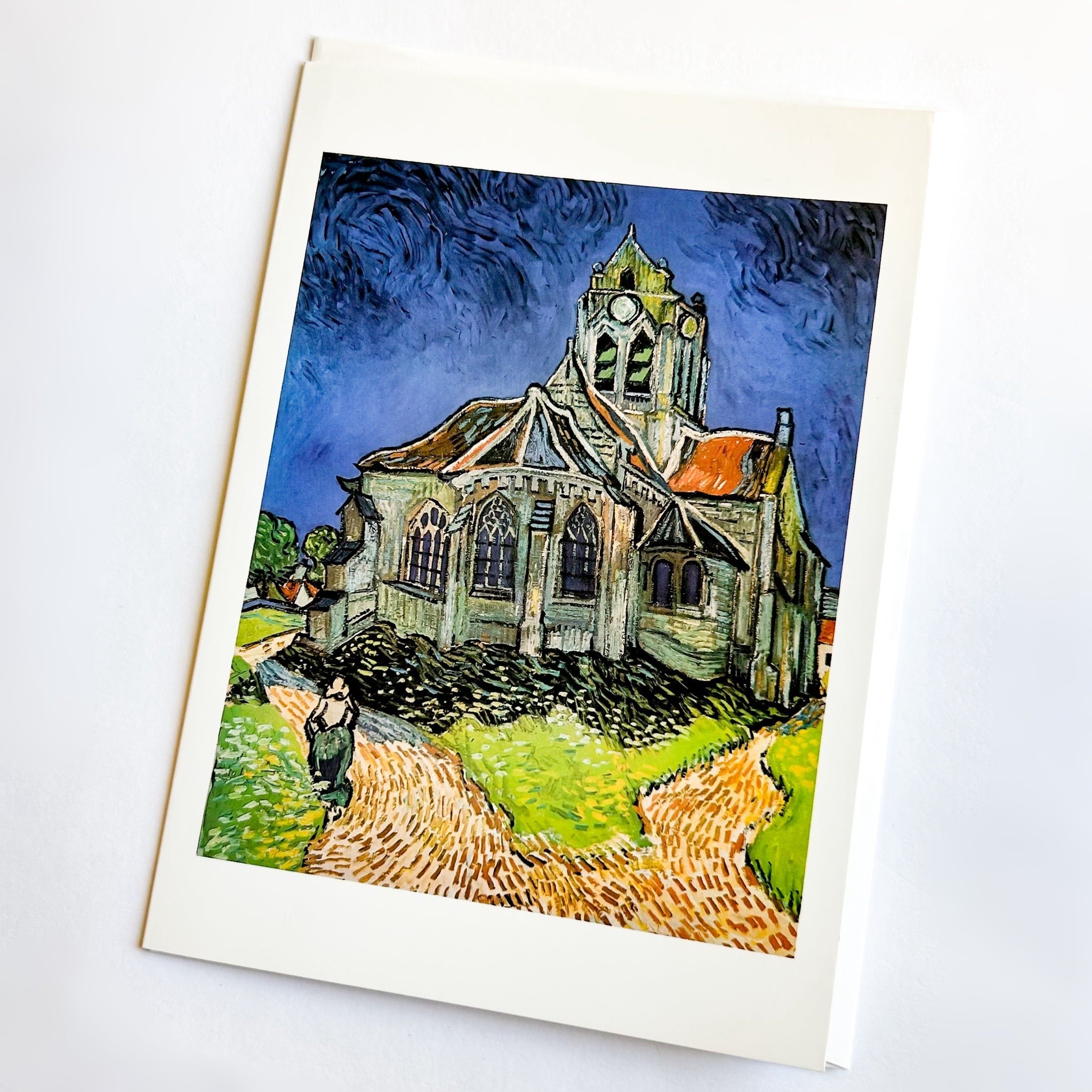 WEB限定】ゴッホ グリーティングカード オーヴェールの教会 | hmm, by