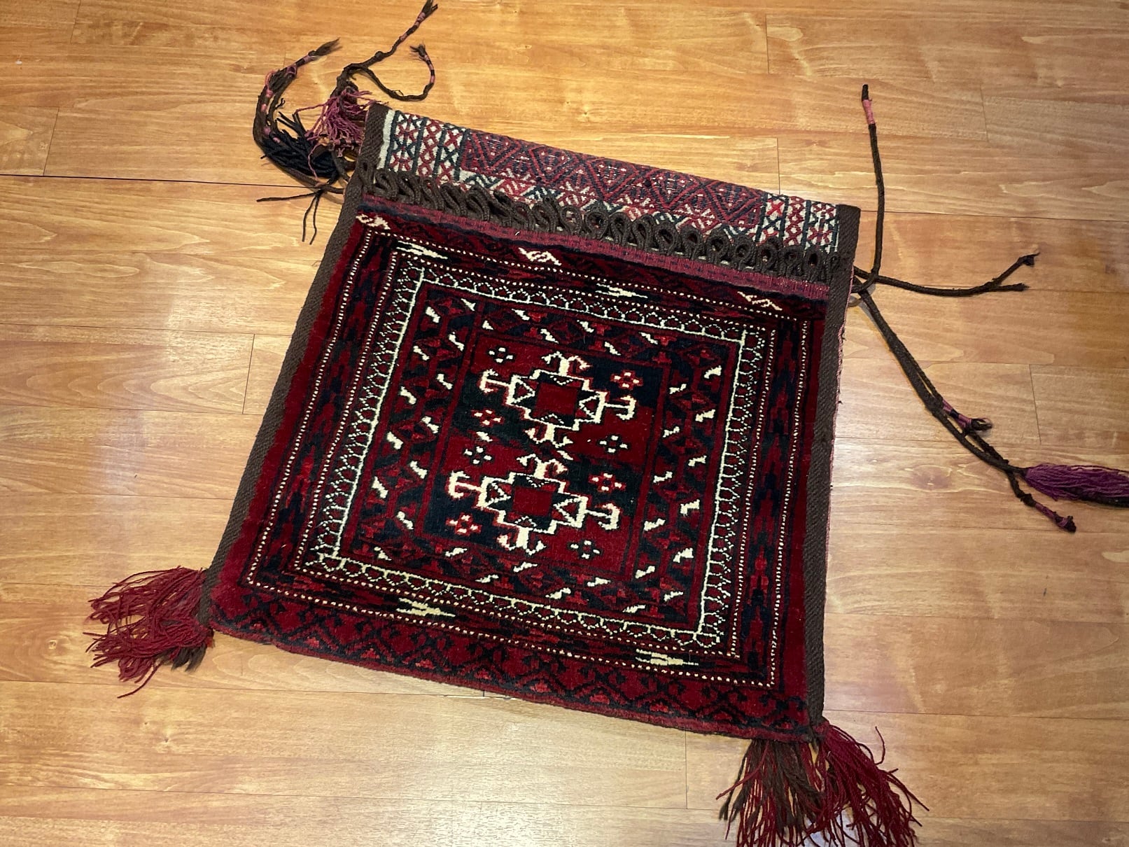 アンティーク トルクメン サドルバッグB2019117 | アフガニスタンバザール