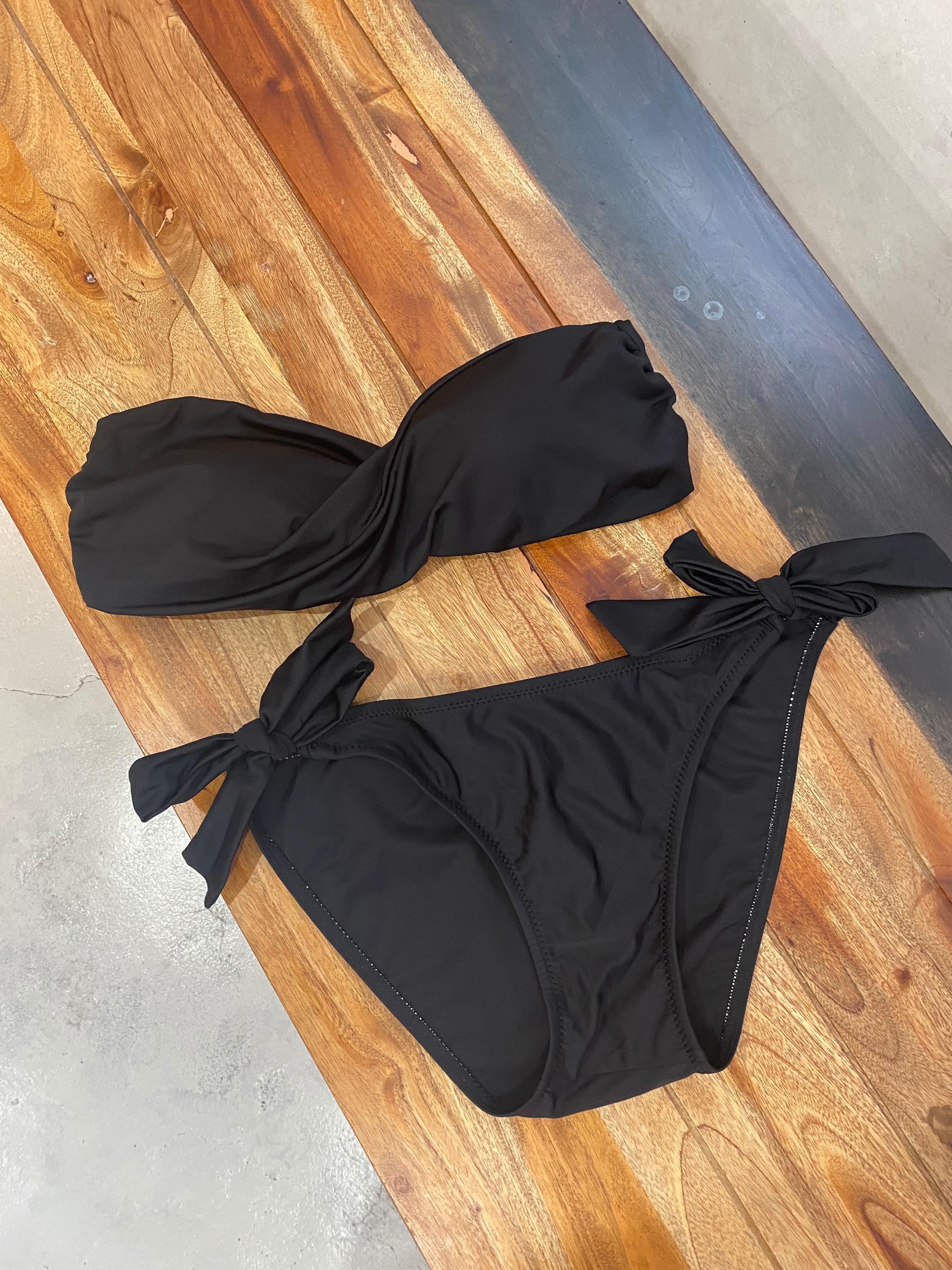 Twist bandeau binini (black) | AnZie