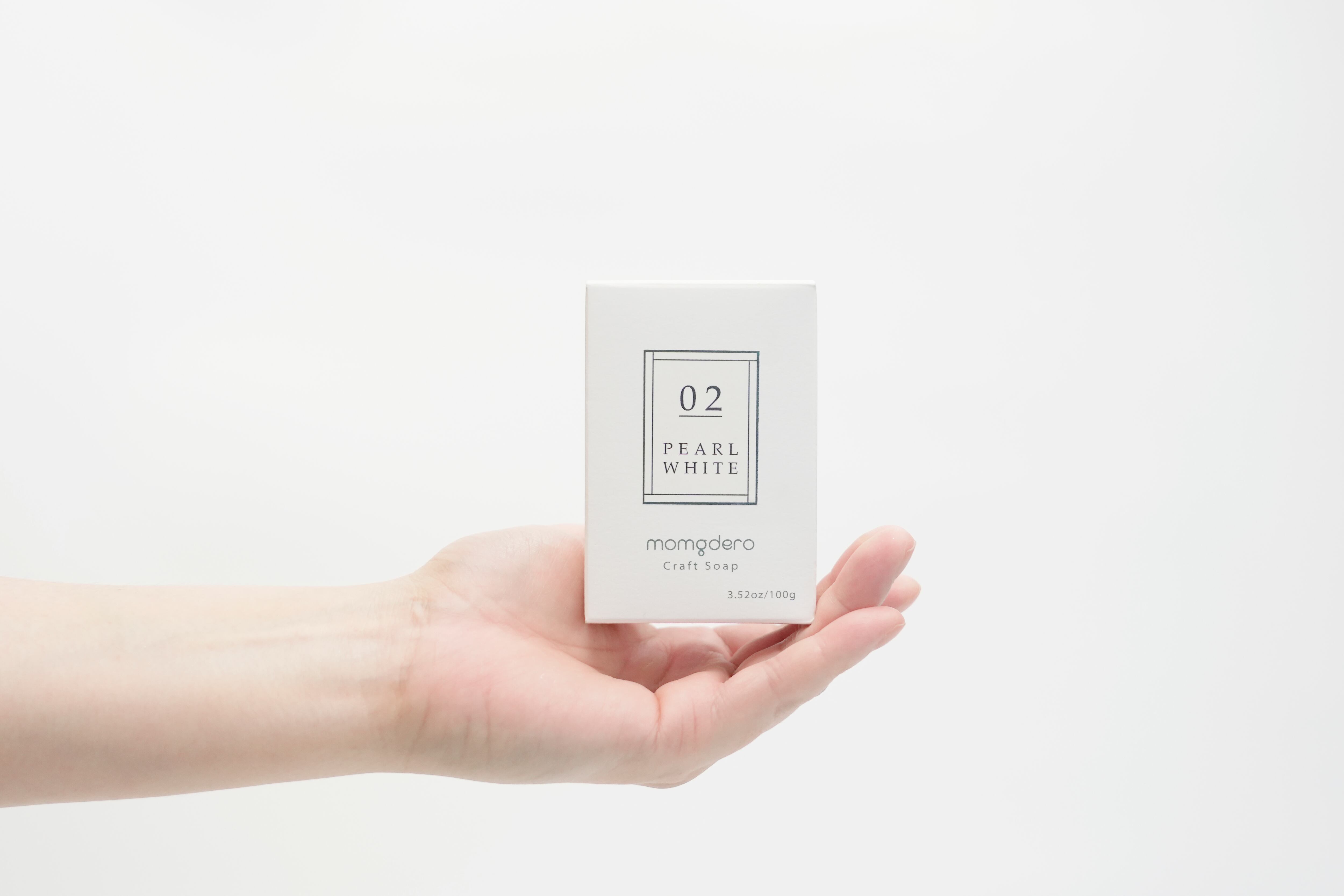 CRAFT SOAP - PEARL WHITE「愛情」｜化粧石鹸 顔からだ用 美白 | momgdero