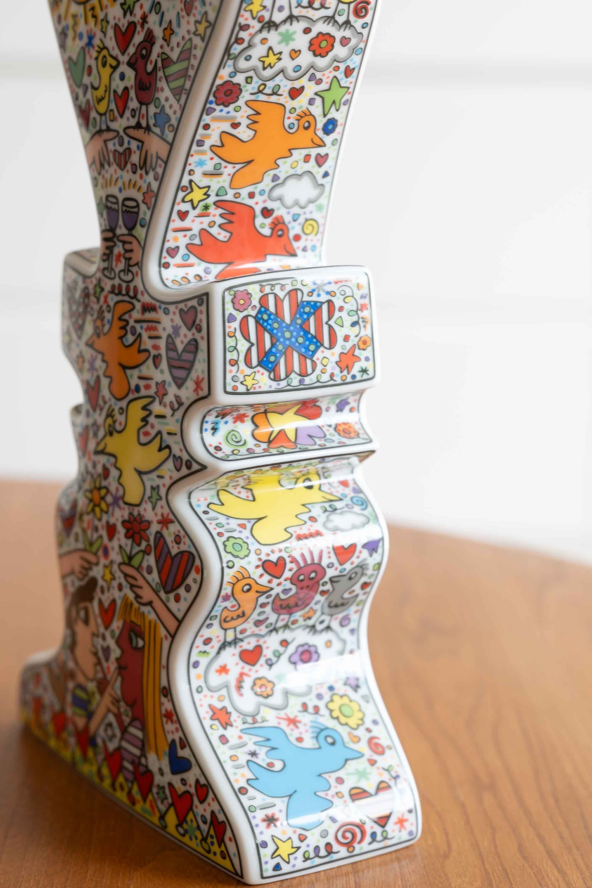 James Rizzi ジェームス・リジィ デザイン Love Vase ドイツ Rosenthal