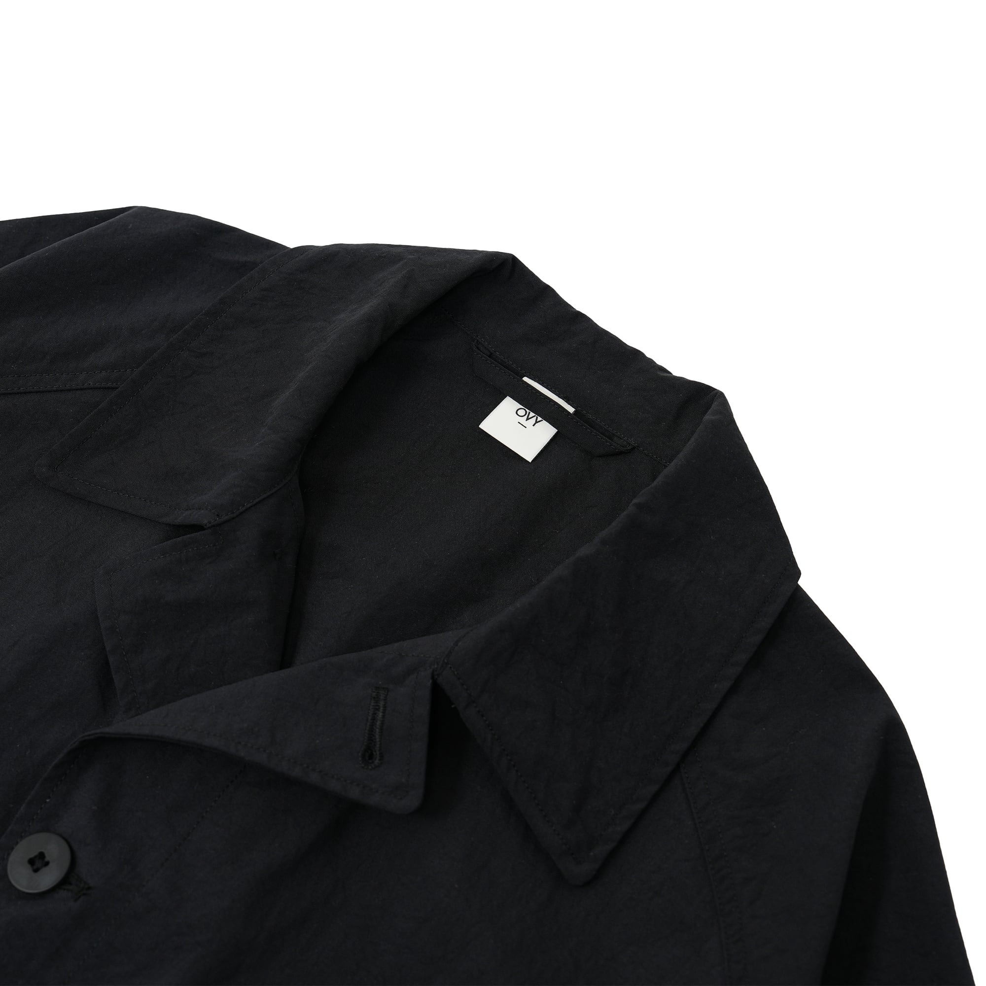 Euro Military Nylon Over Coat (black) | OVY