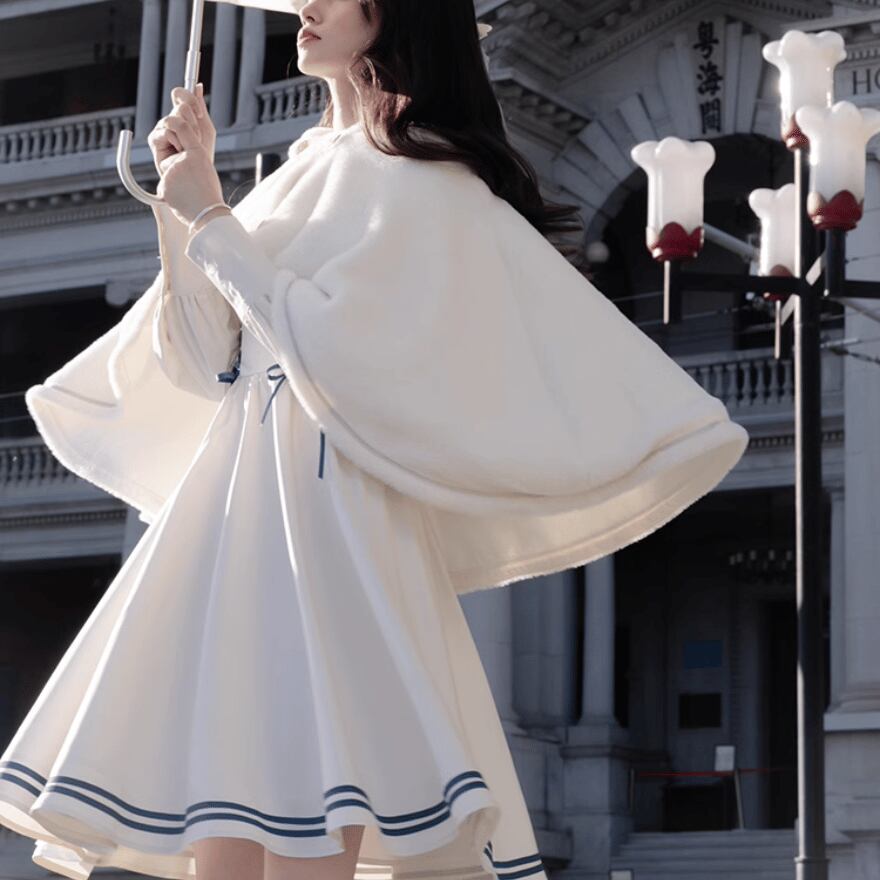 セミロリ ケープ ふわふわ ガーリー 甘め ゆめかわ｜SEASONZ