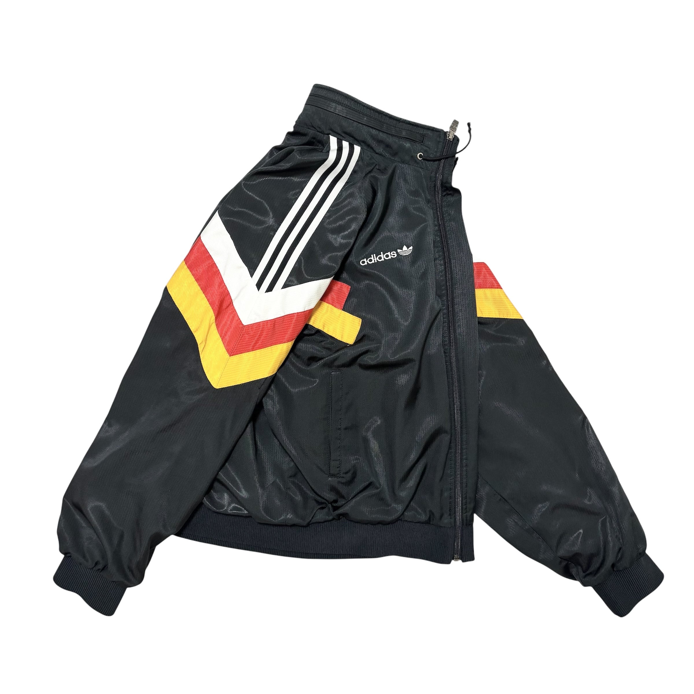 中古 アディダス adidas デサント製 ドイツ代表 ナイロンジャケット