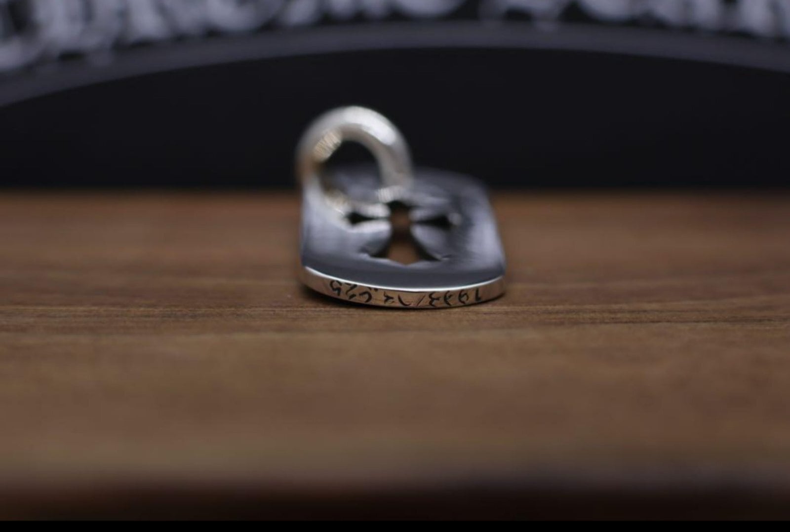 CHROME HEARTS クロムハーツ カットアウトクロス ドッグタグ スモール