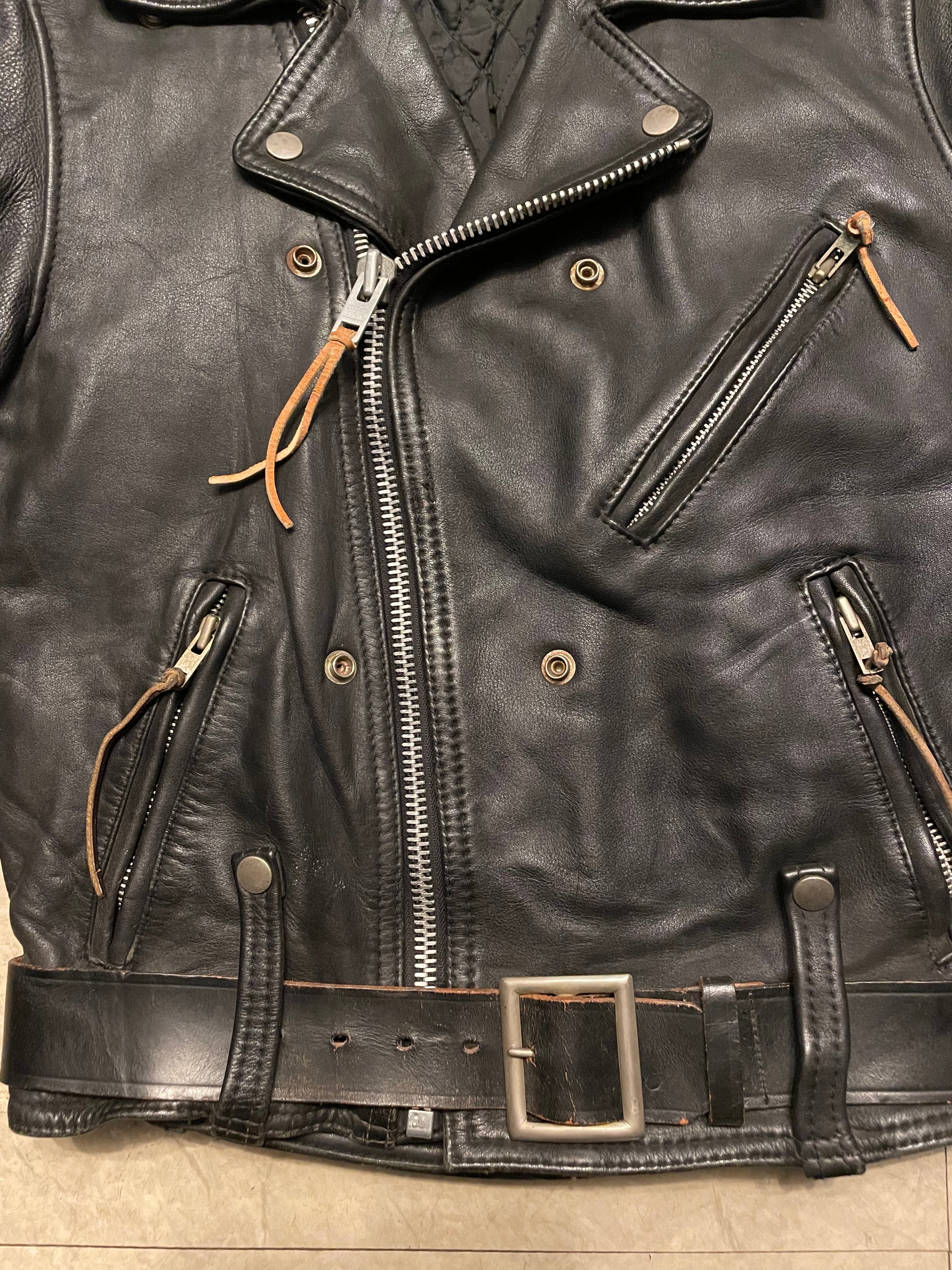 80年代 vintage Harley Davidson ハーレーダビットソン レザー