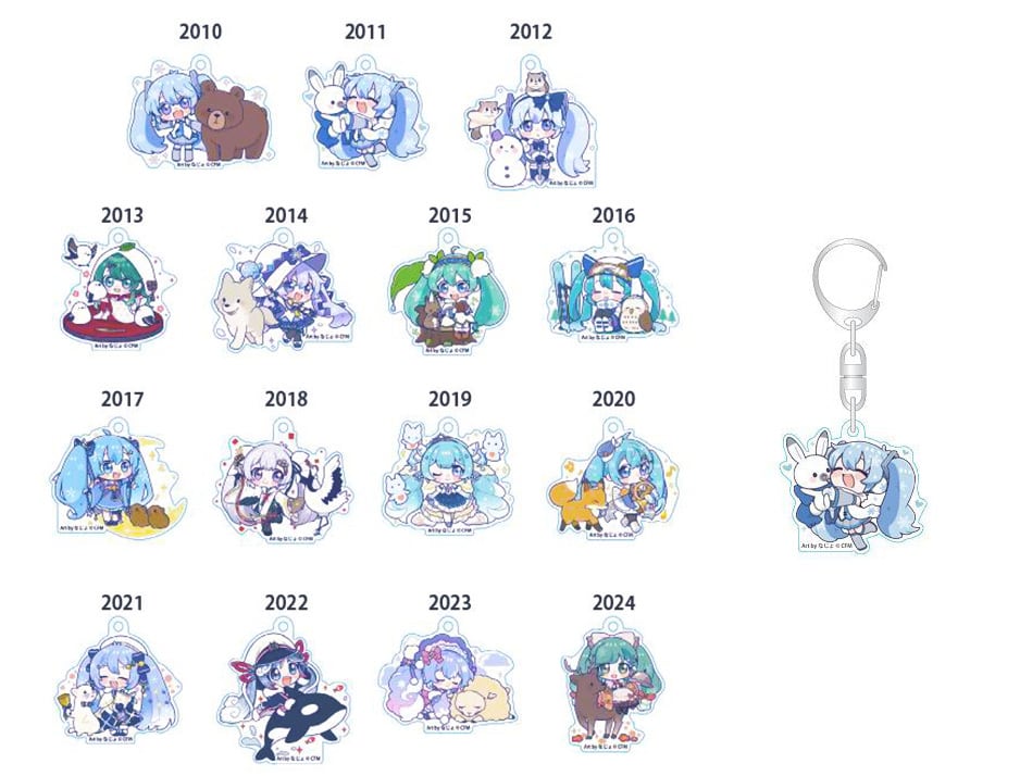 雪ミクAS アクリルキーホルダー(なじょ) 単品 | 雪ミク スカイタウン