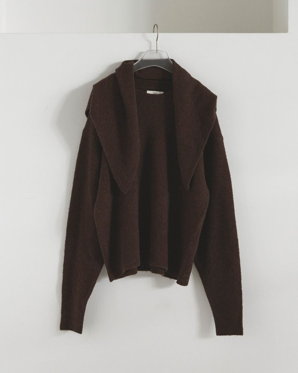 anuke(アンヌーク) Layered Scarf Knit | サウスオレンジ｜メンズ