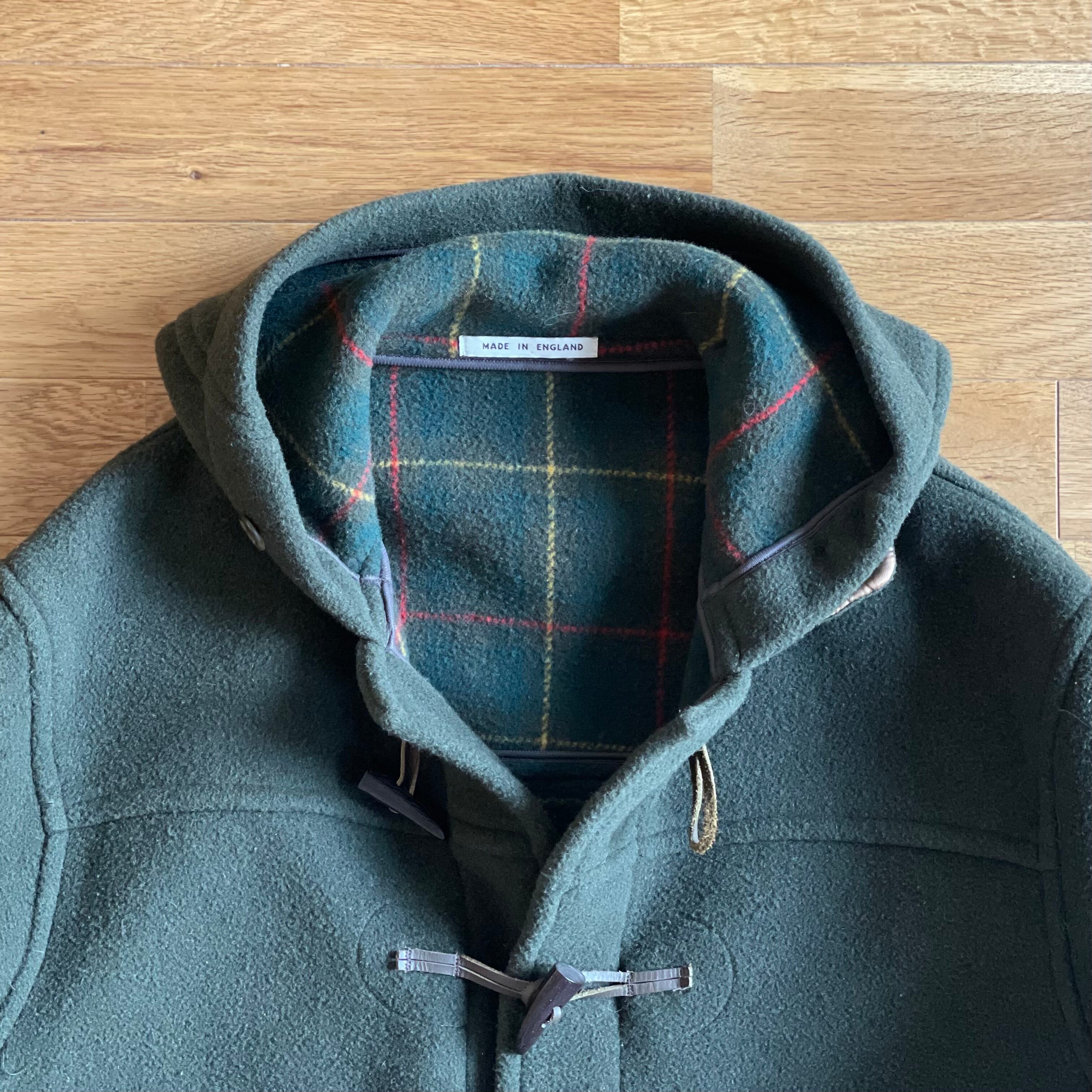 BURBERRYS ダッフルコート ローデンクロス グリーン イングランド製 80