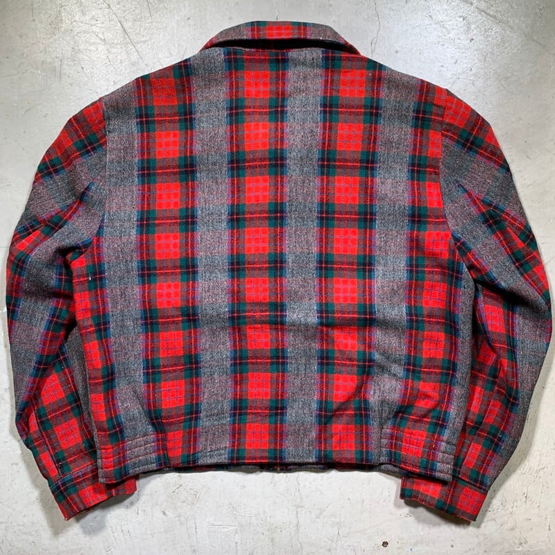 40's 50's Lakeland SPORTSWEAR イタリアンカラーウールショート