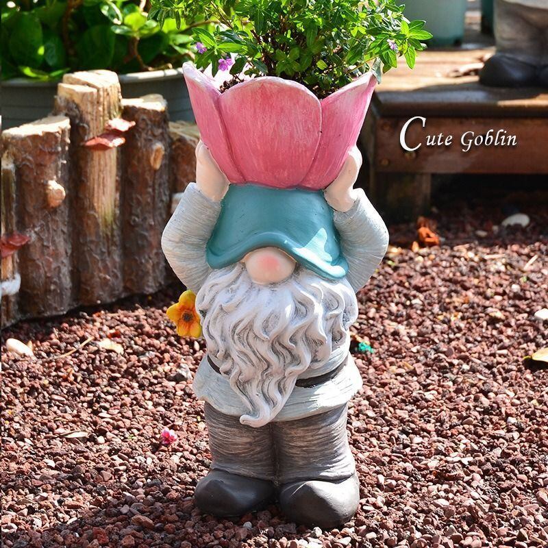 ガーデンノーム 植木鉢 プランター 置物 ガーデニングオーナメント