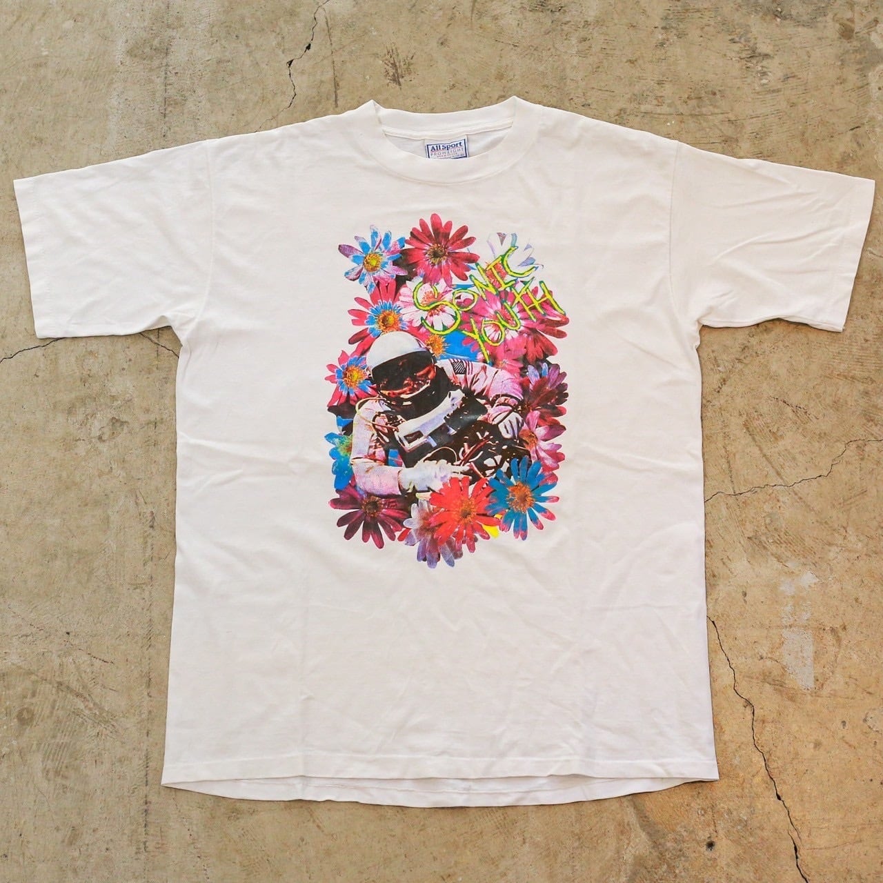 90's Sonic Youth Flower Astronaut T-shirt | grico vintage