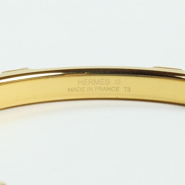 Size【3】 HERMES エルメス BRACELET JONC ATHENA アテナ NOIR T3