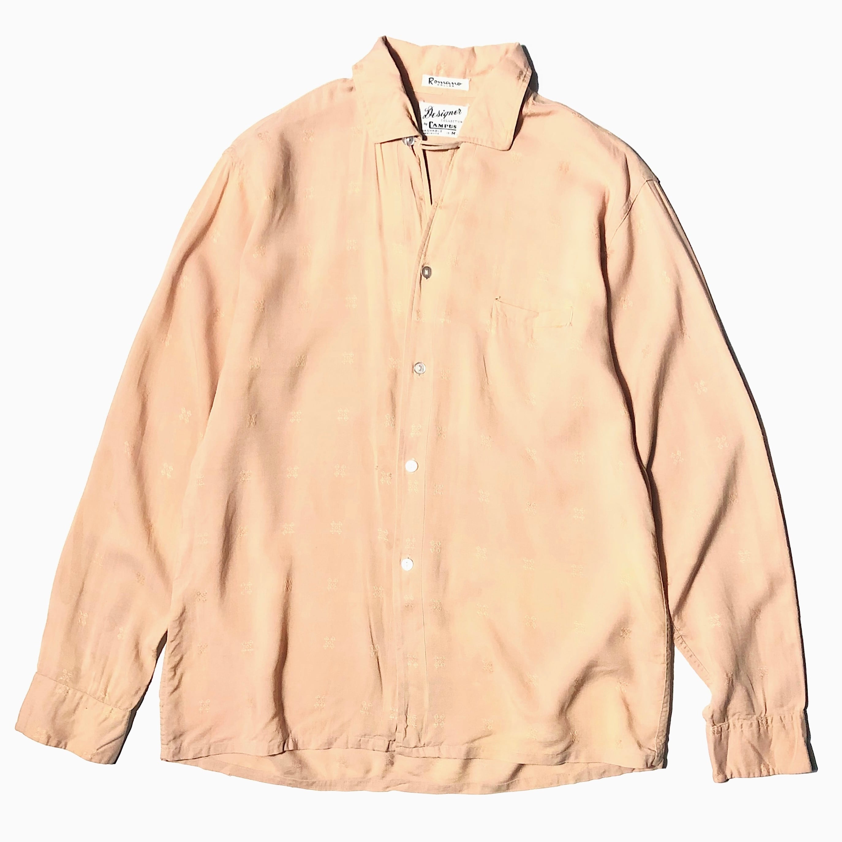 Vintage 50〜60's【Designer by CAMPUS】Grunge Rayon Shirt | Antler