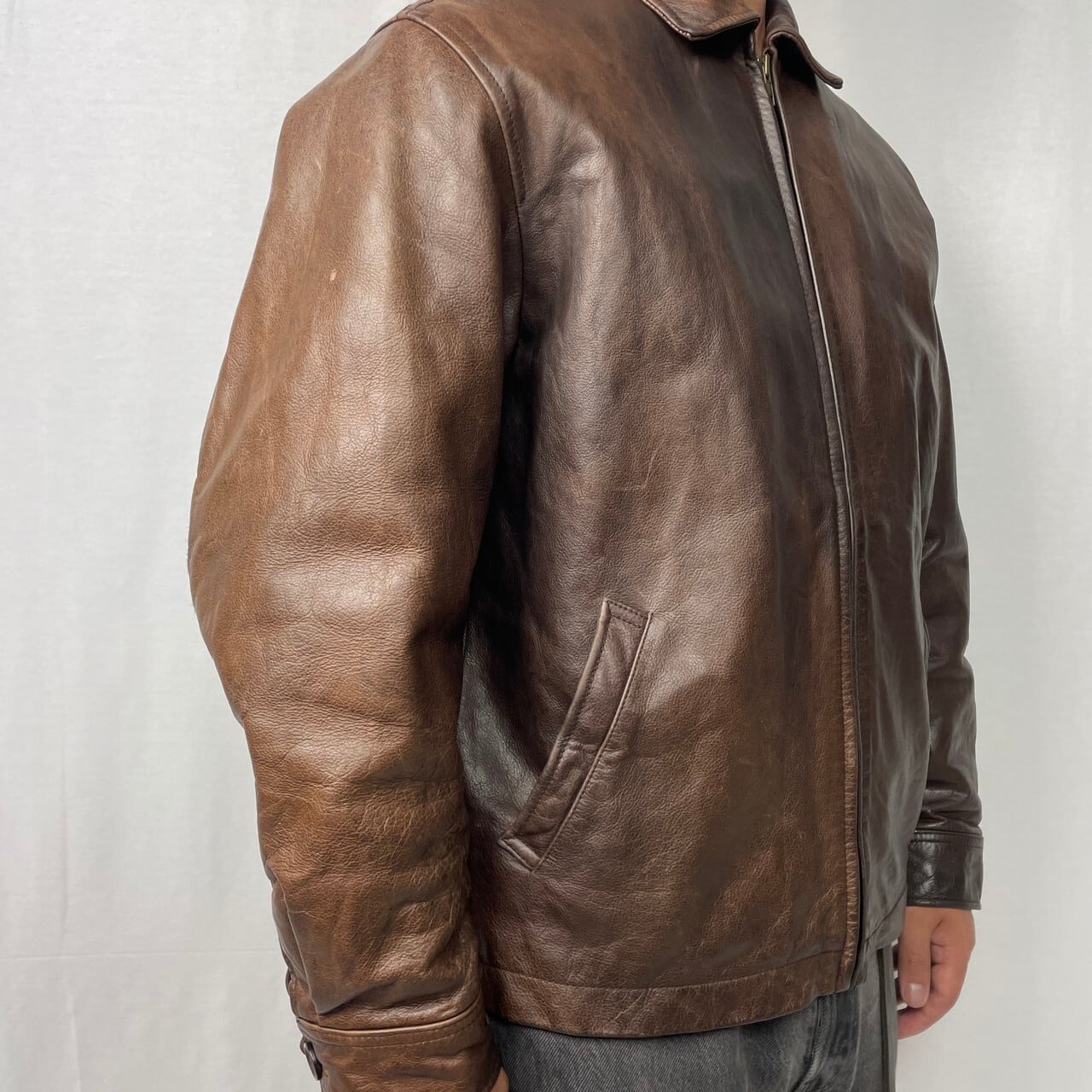 90年代 OLD GAP オールドギャップ レザージャケット メンズL相当 古着