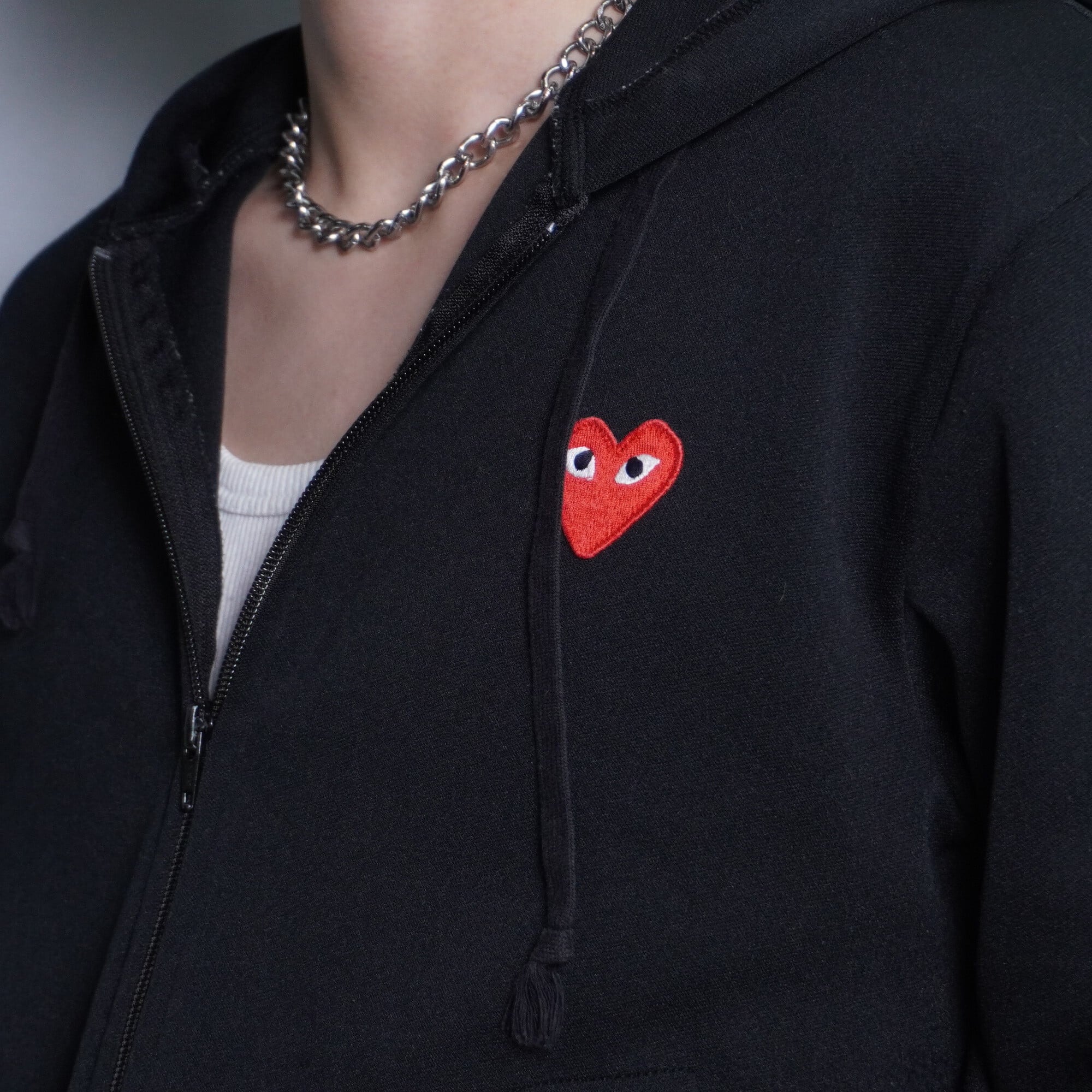 PLAY COMME des GARÇONS】プレイコムデギャルソン ナイロンジップ