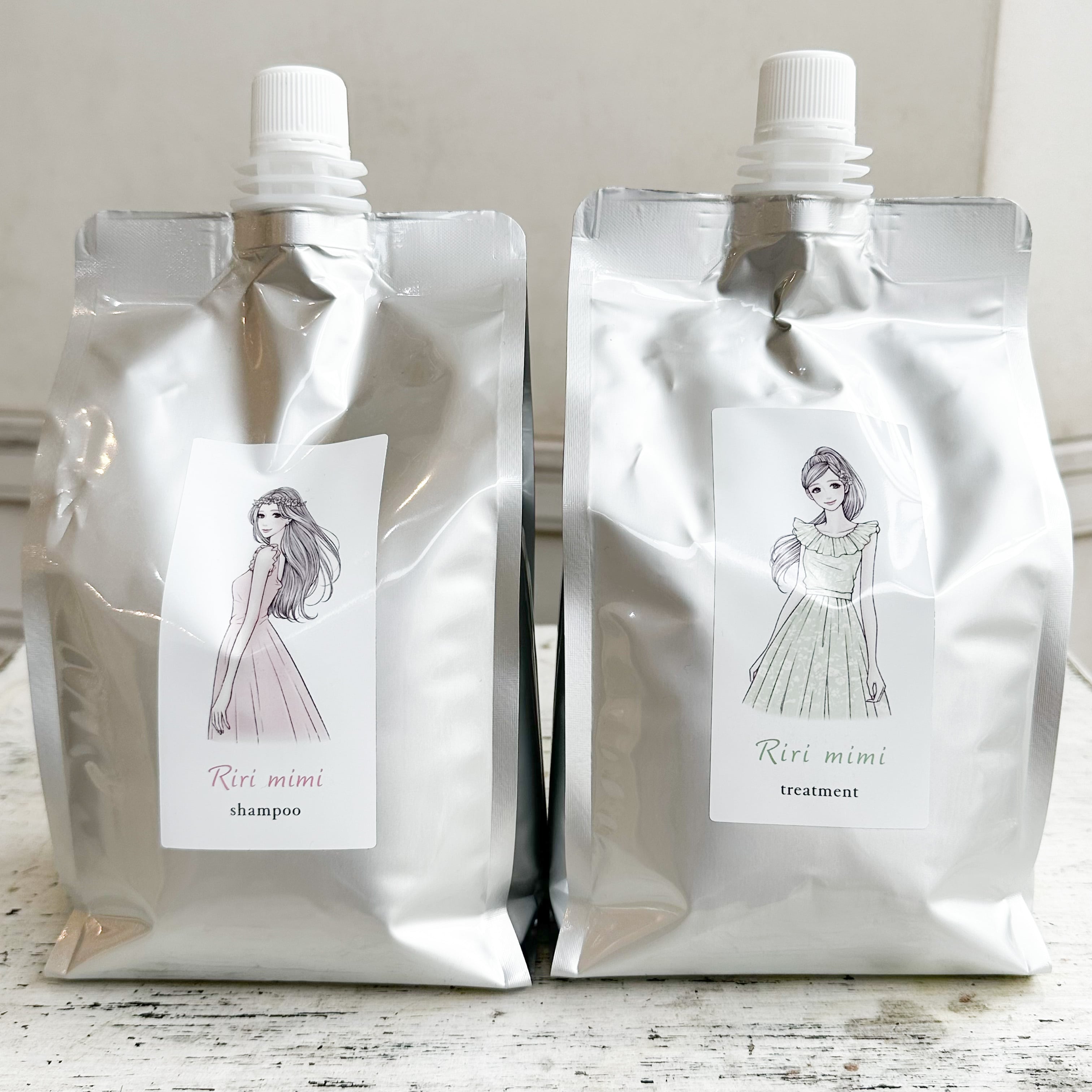 パラシャンプー&トリートメントプラス 1000ml詰め替えパウチセット