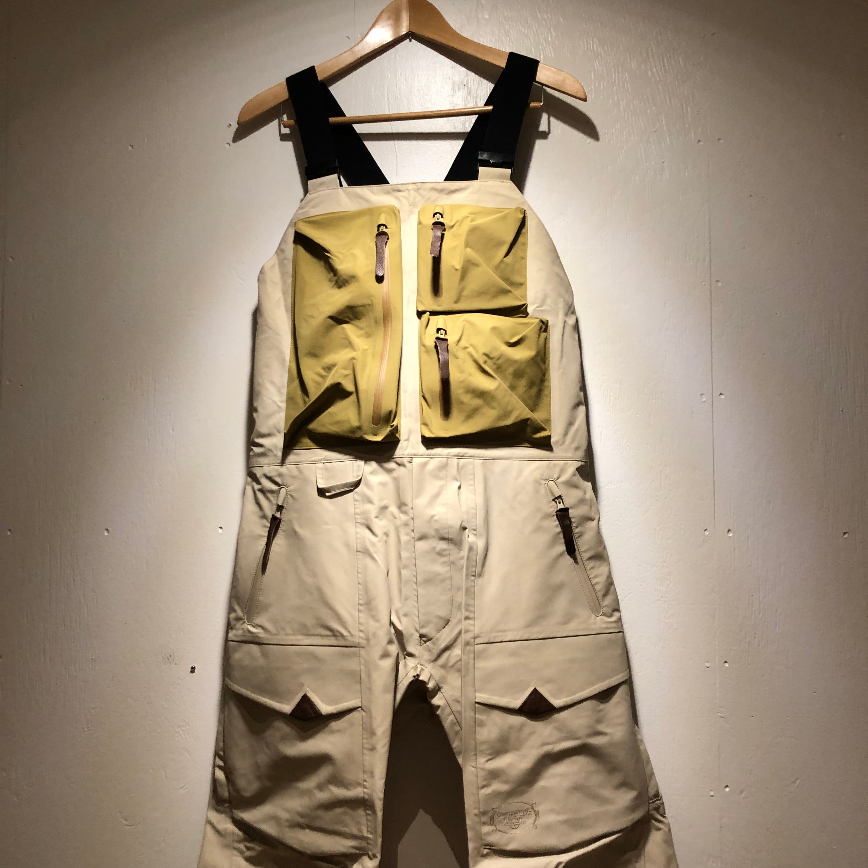 PERMANENT UNION KOVAL BIB PANTS SAND (パーマネントユニオンコー